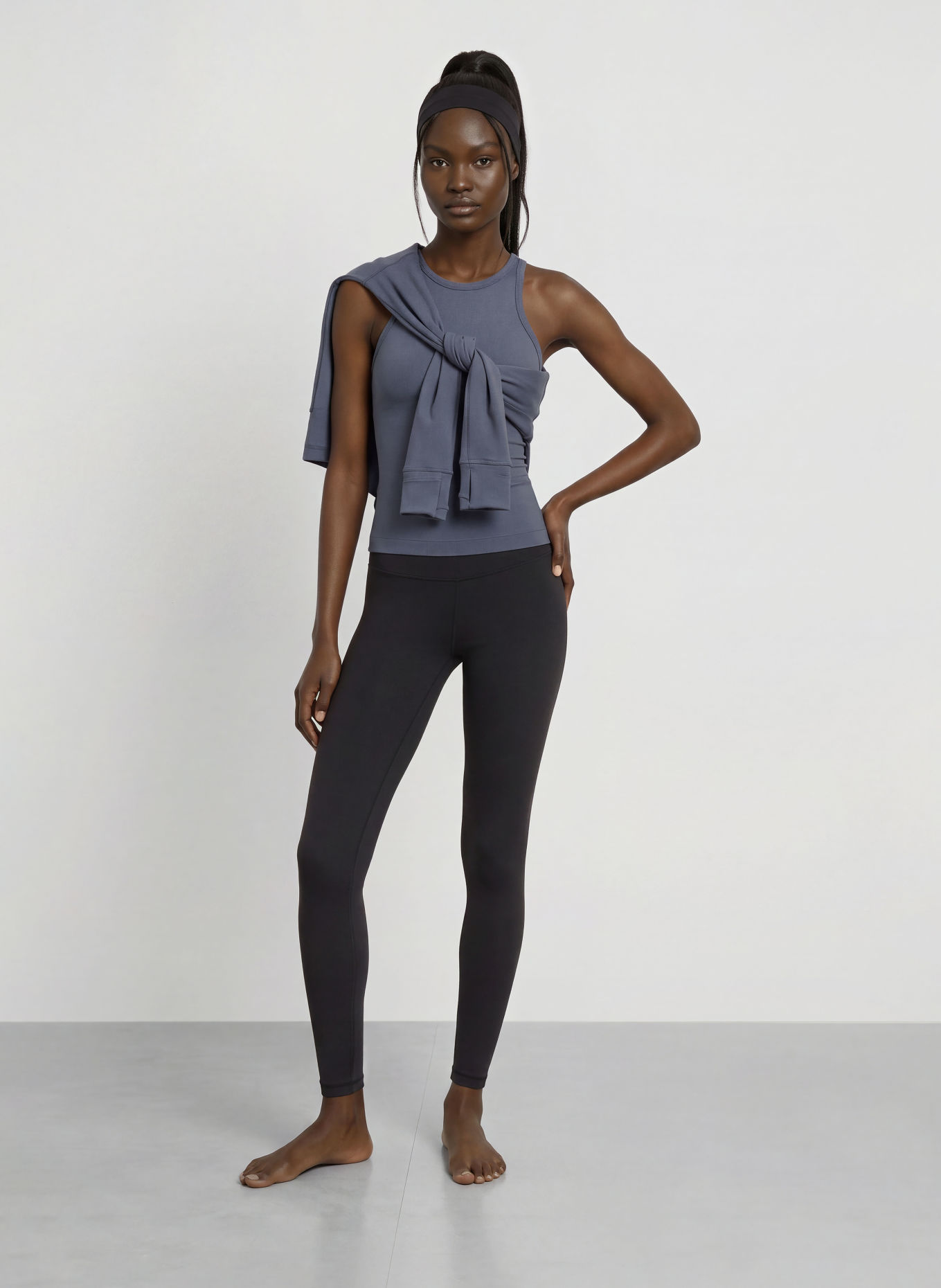 lululemon Funktionstop ALIGN™ WAIST-LENGTH RACERBACK: BLAUGRAU