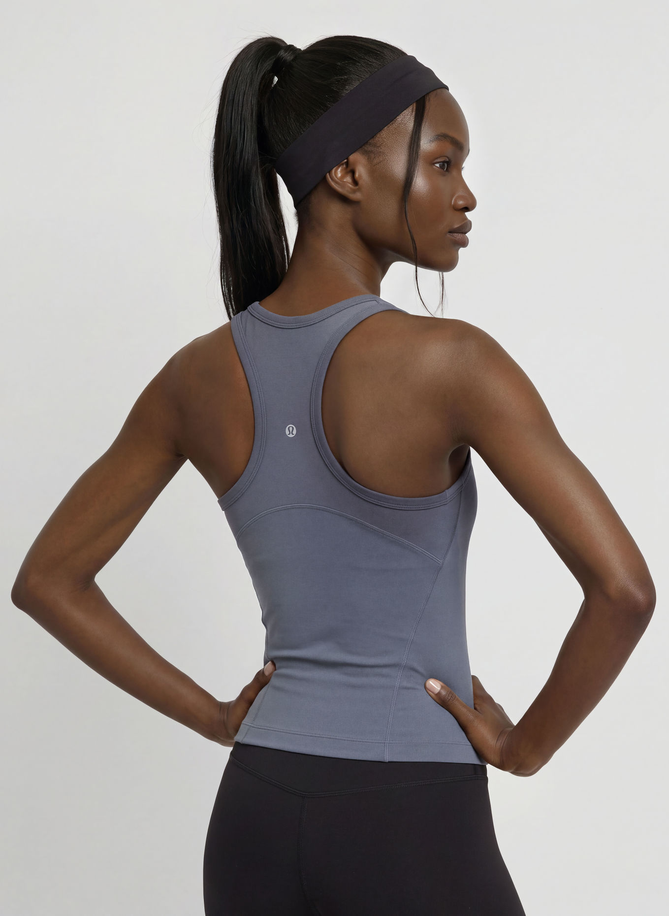 lululemon Funktionstop ALIGN™ WAIST-LENGTH RACERBACK: BLAUGRAU