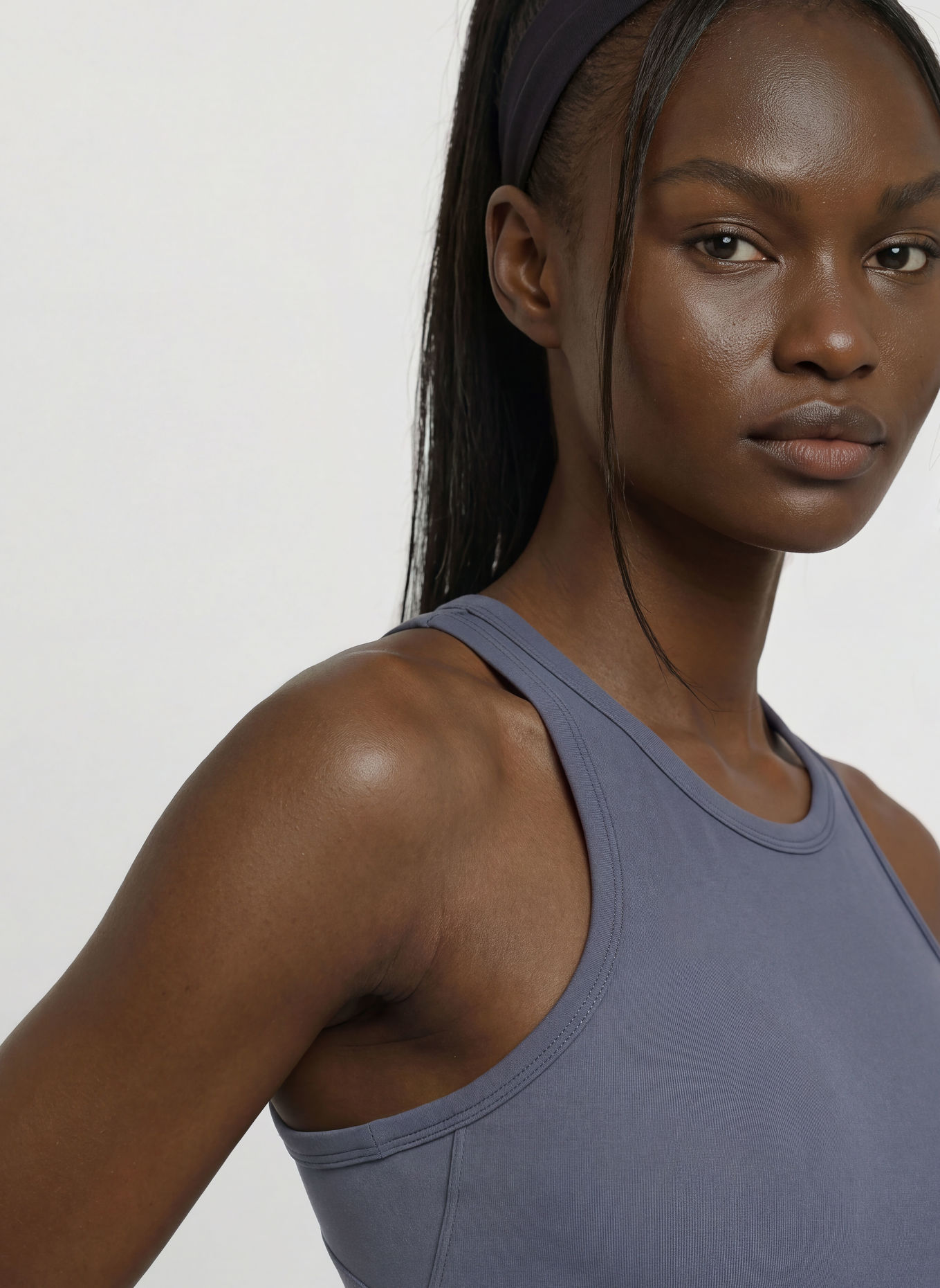 lululemon Funktionstop ALIGN™ WAIST-LENGTH RACERBACK: BLAUGRAU