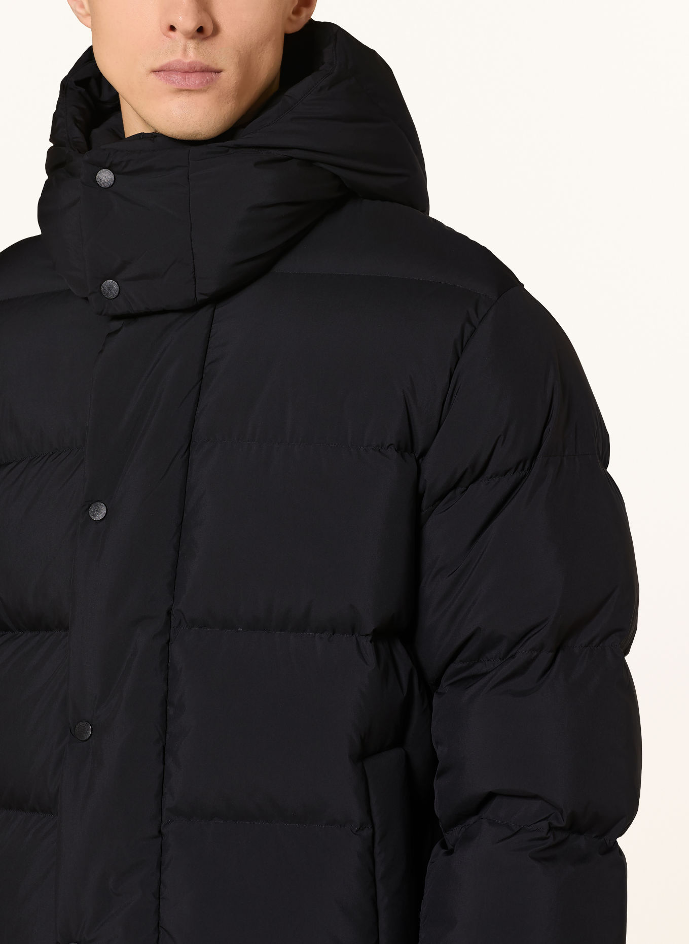 lululemon WUNDER PUFF Down Jacket with Detachable Hood: BLACK