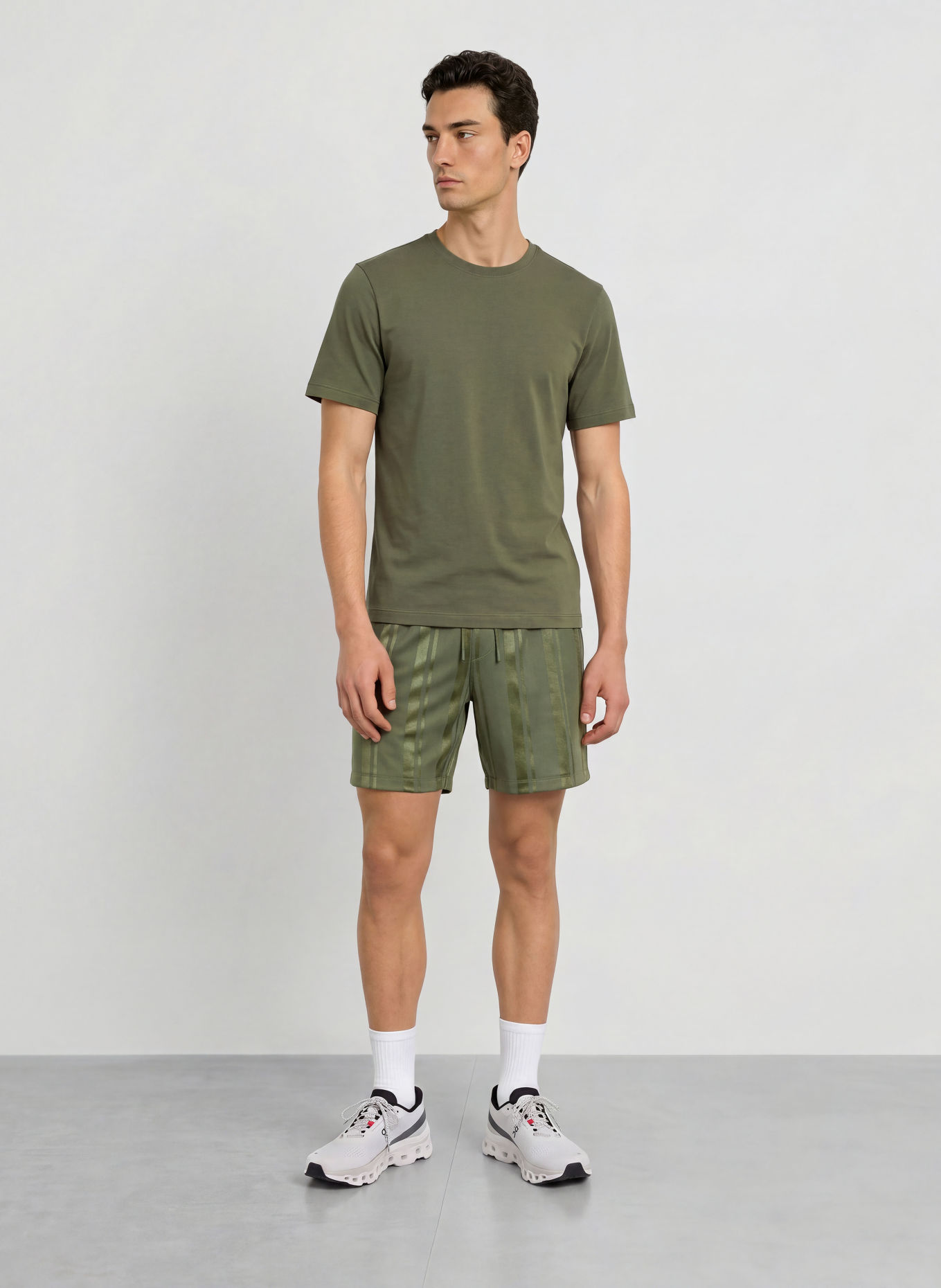 lululemon T-shirt technique ZEROED IN: OLIVE