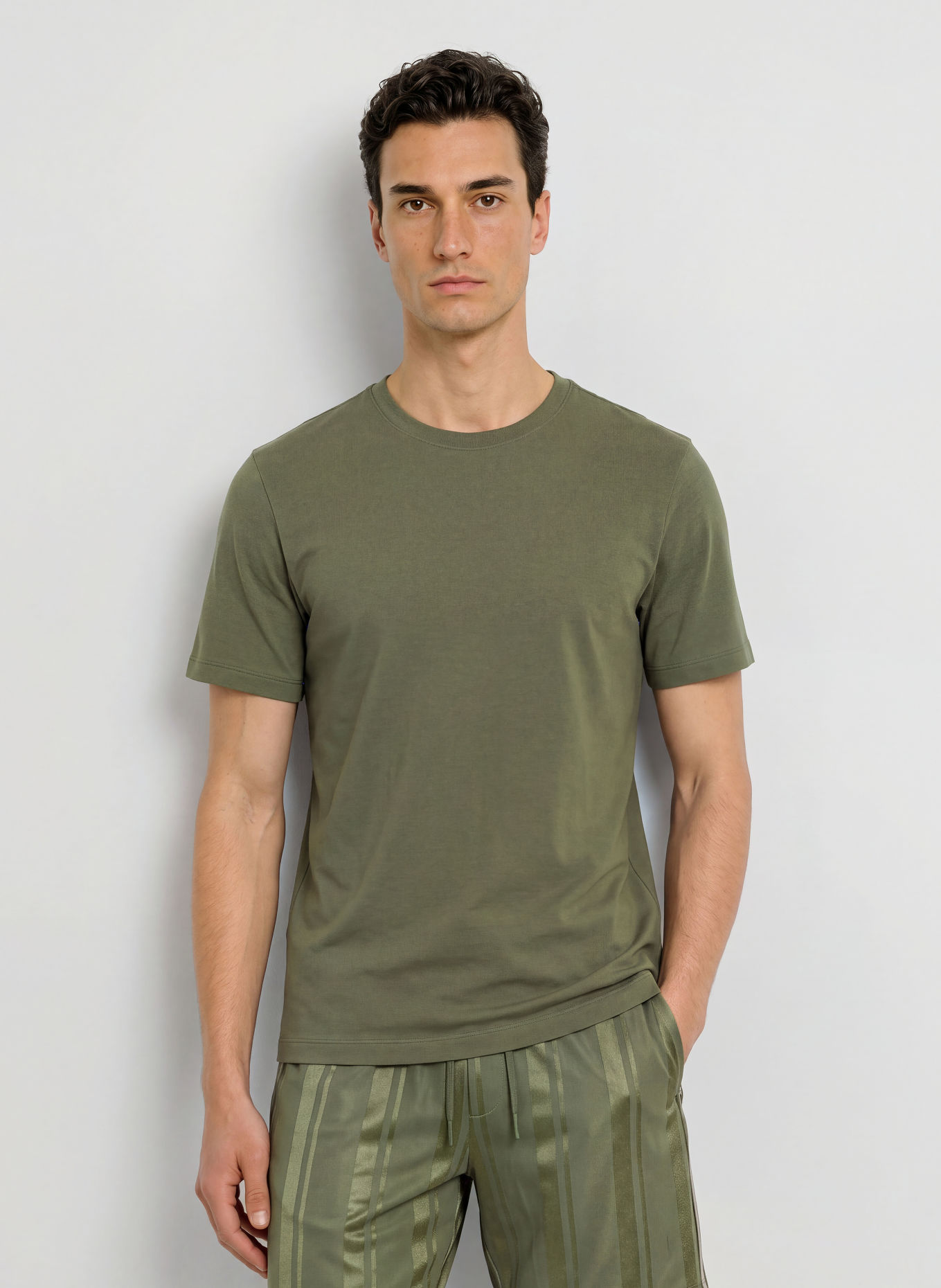 lululemon T-shirt technique ZEROED IN: OLIVE