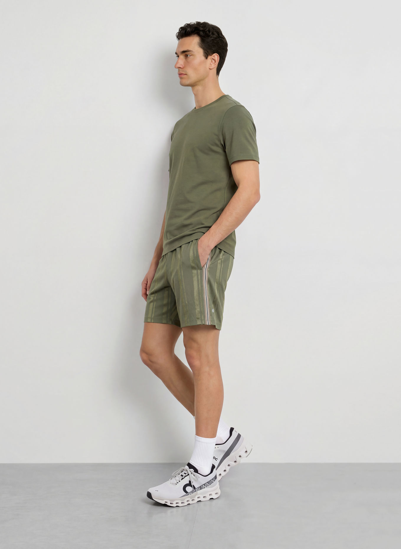 lululemon T-shirt technique ZEROED IN: OLIVE