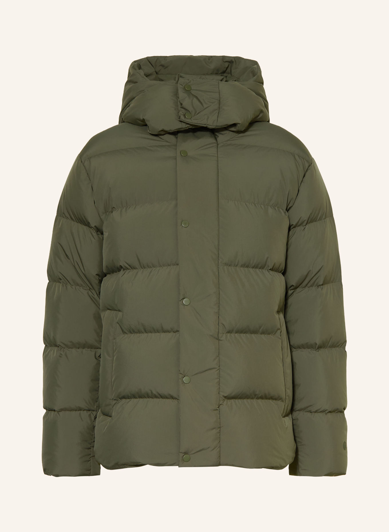 lululemon WUNDER Down Jacket with Detachable Hood: GREEN