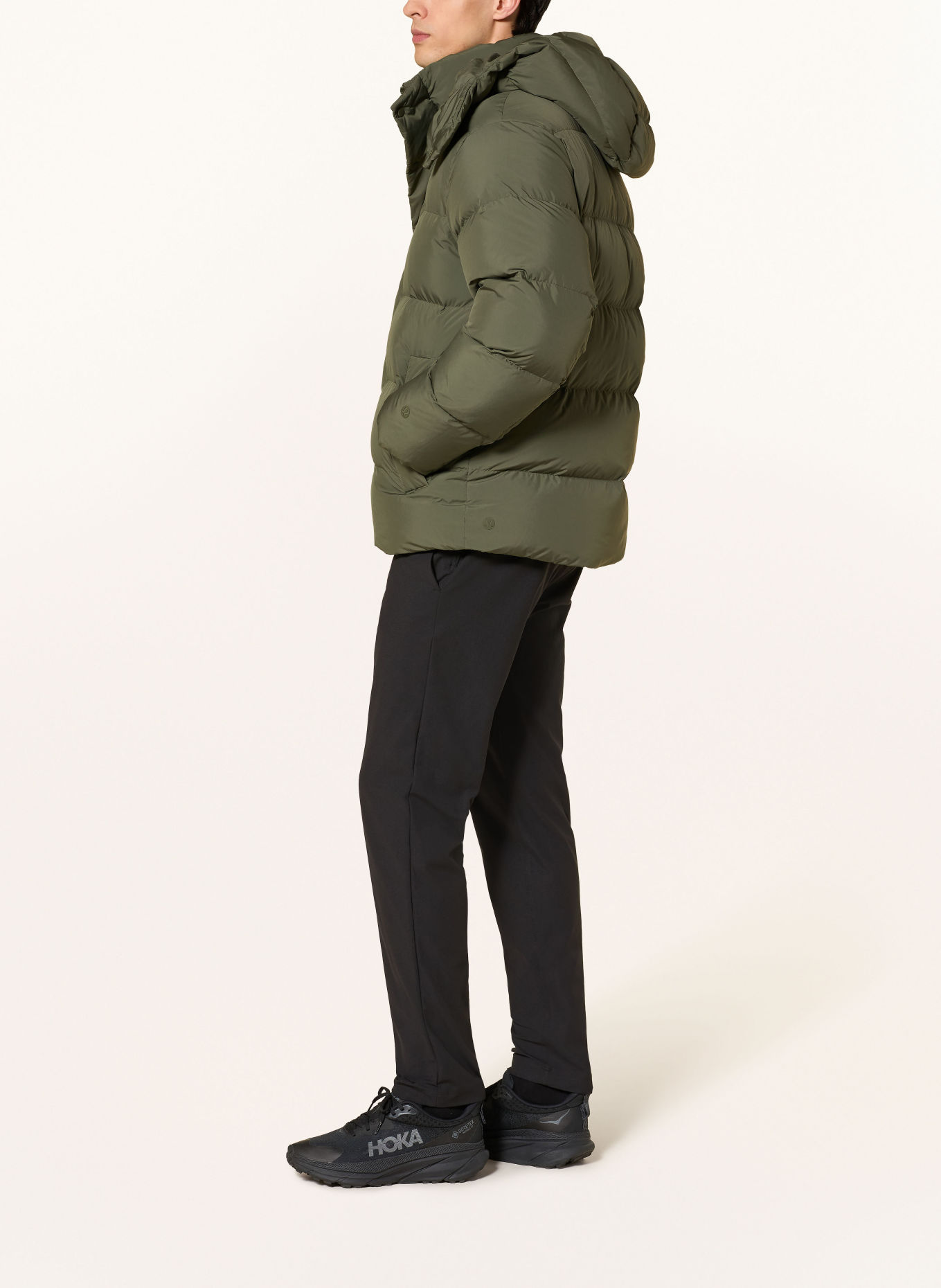 lululemon WUNDER Down Jacket with Detachable Hood: GREEN