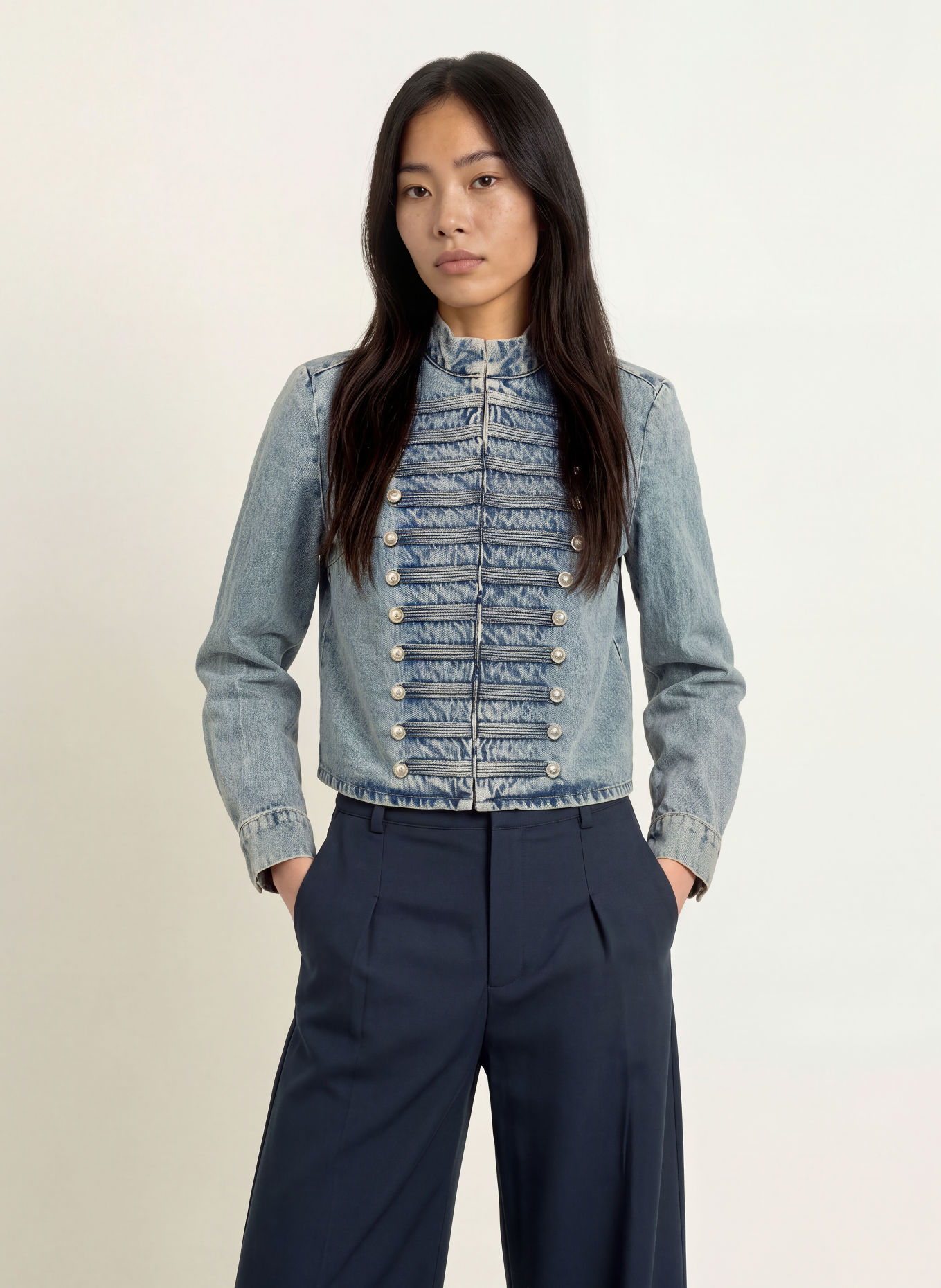 co'couture Veste en jean JACKSONCC: 45007 Bleach Denim