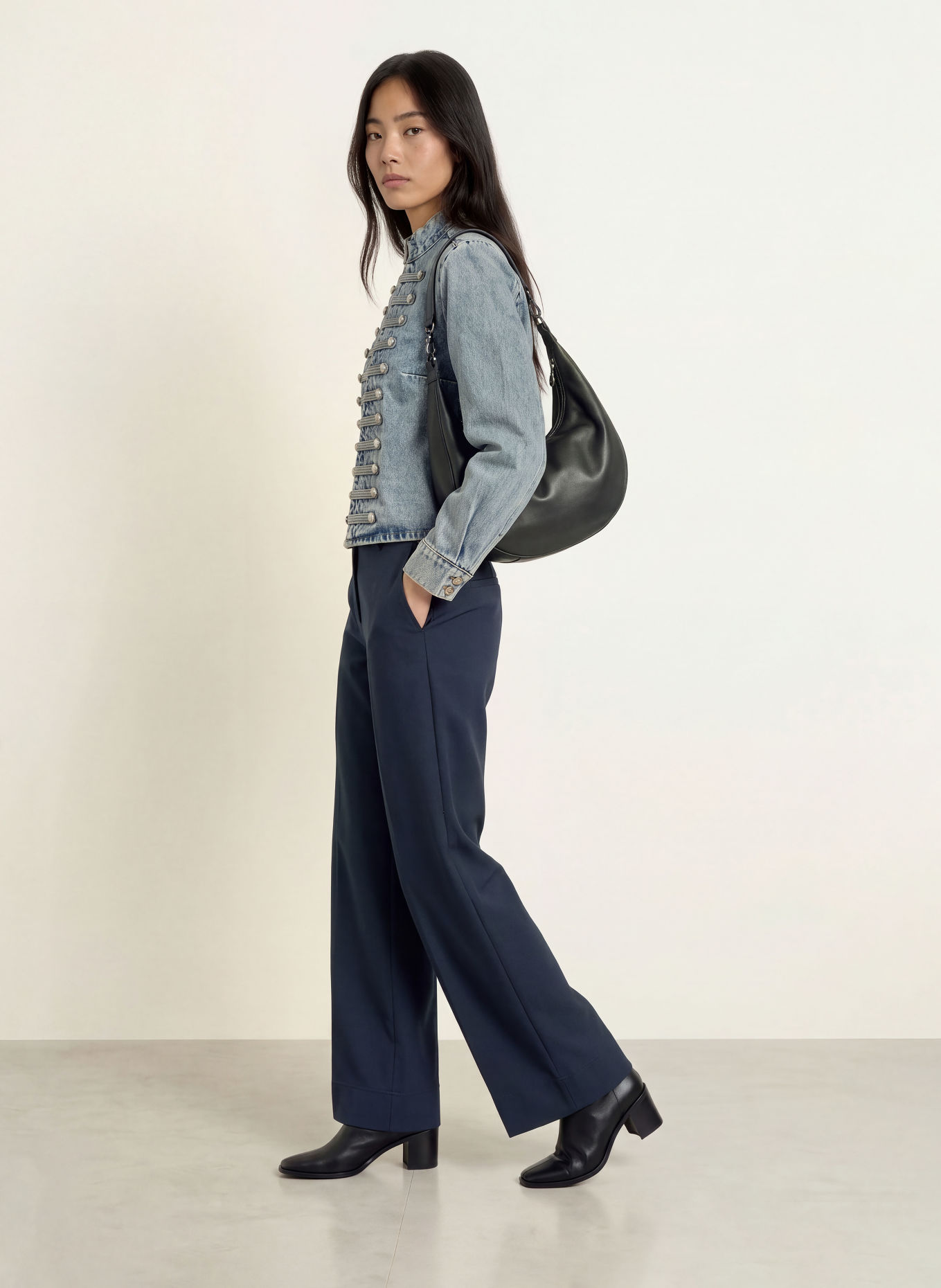 co'couture Veste en jean JACKSONCC: 45007 Bleach Denim