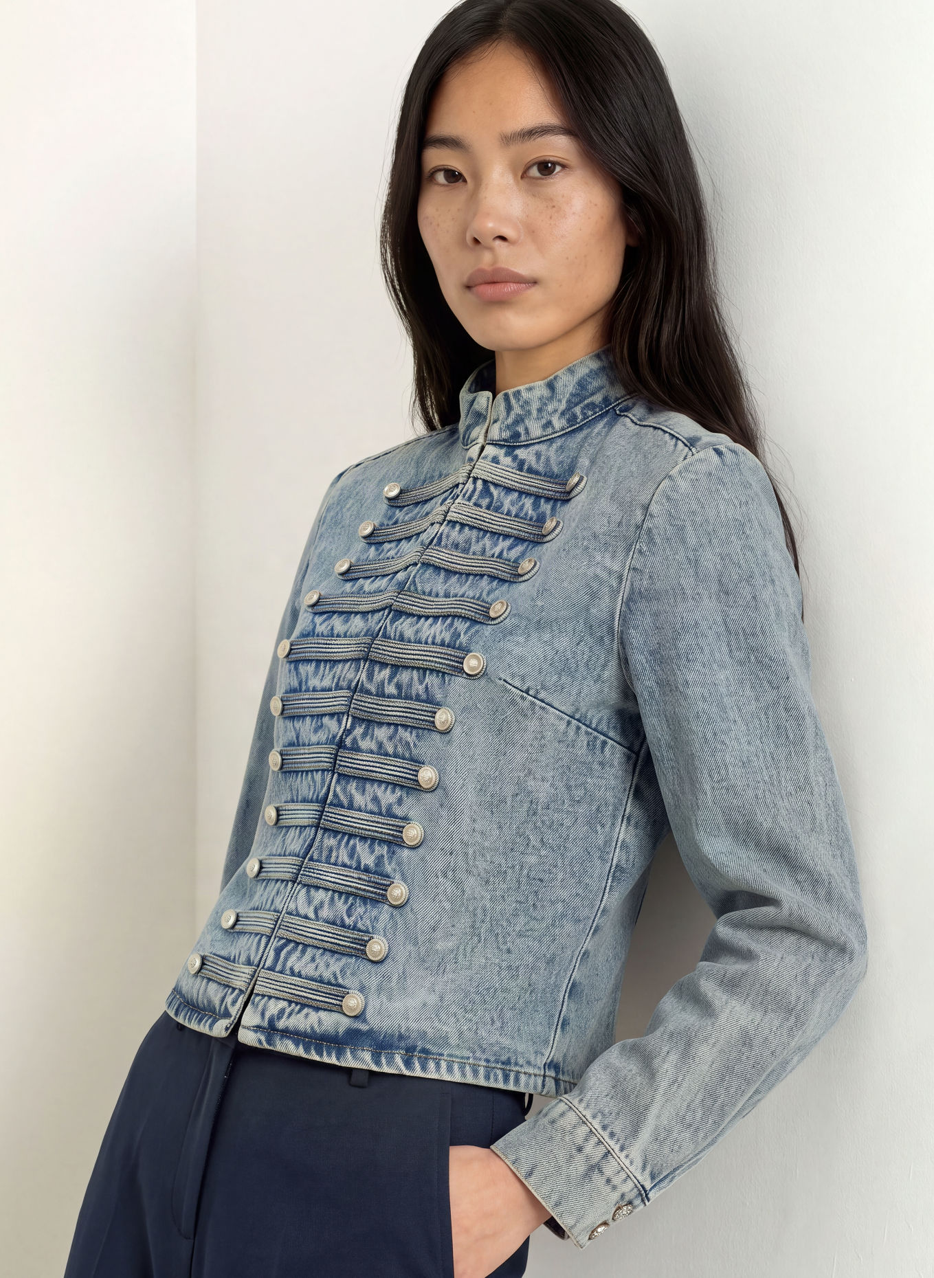 co'couture Veste en jean JACKSONCC: 45007 Bleach Denim
