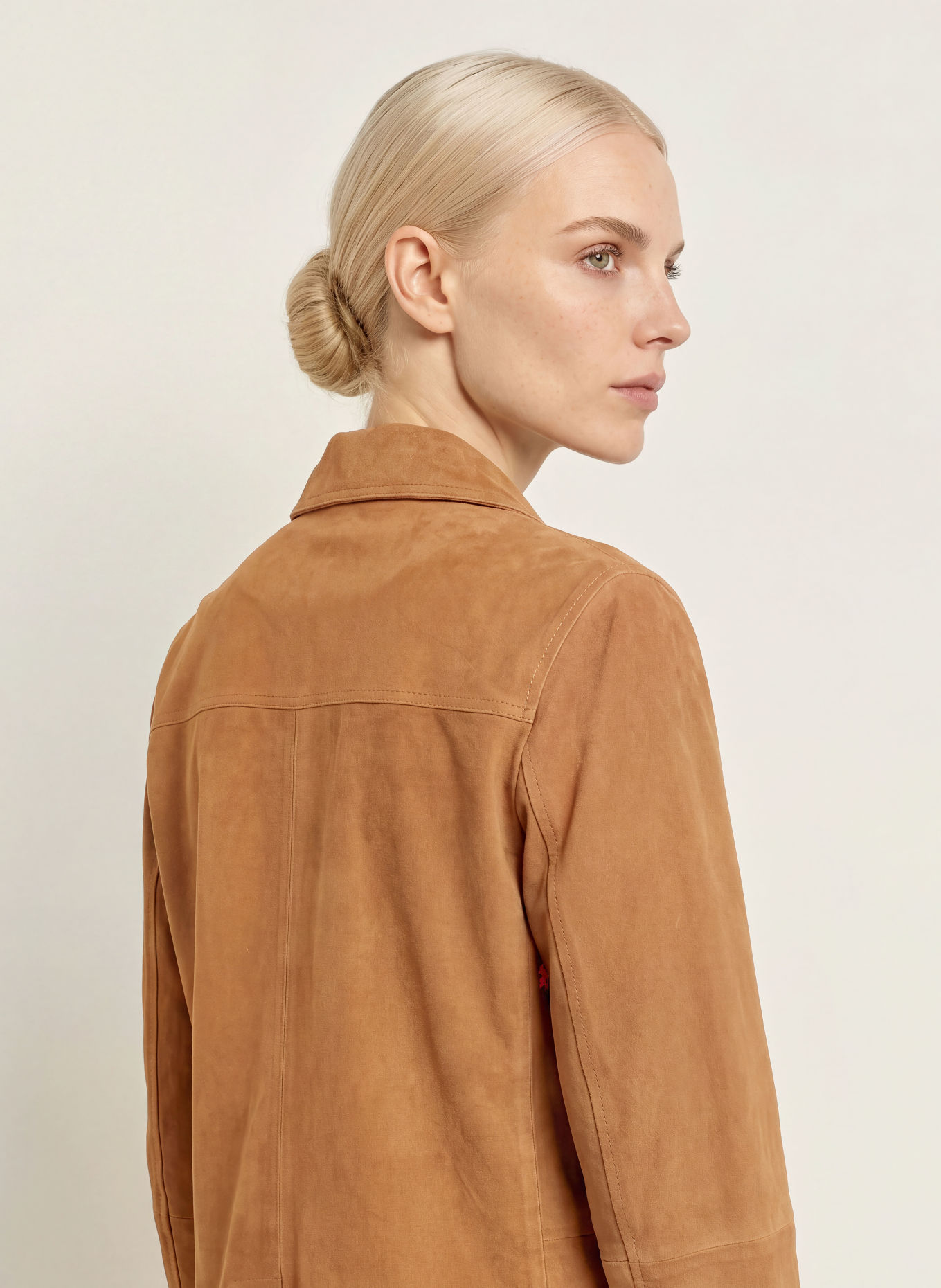 darling harbour Leather jacket: WHISKEY