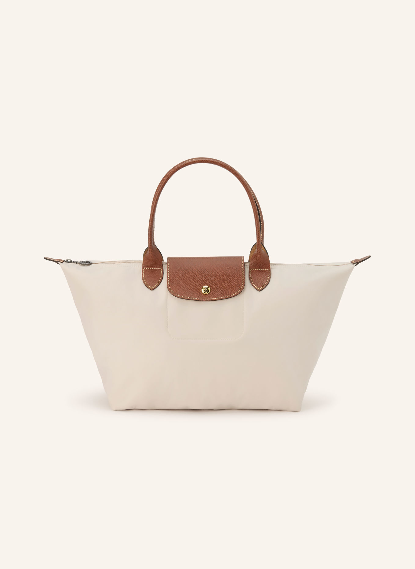 LONGCHAMP Shopper LE PLIAGE ORIGINAL LARGE: BEIGE / BRAUN