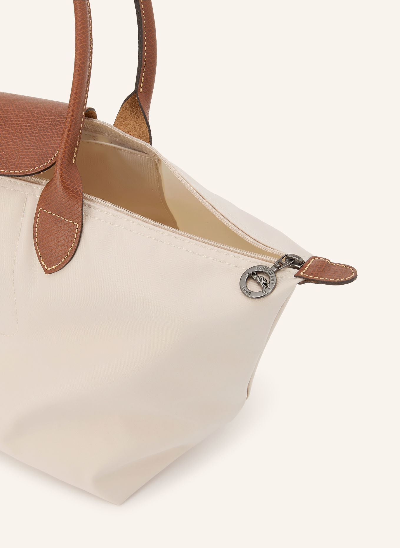 LONGCHAMP Shopper LE PLIAGE ORIGINAL LARGE: BEIGE / BRAUN