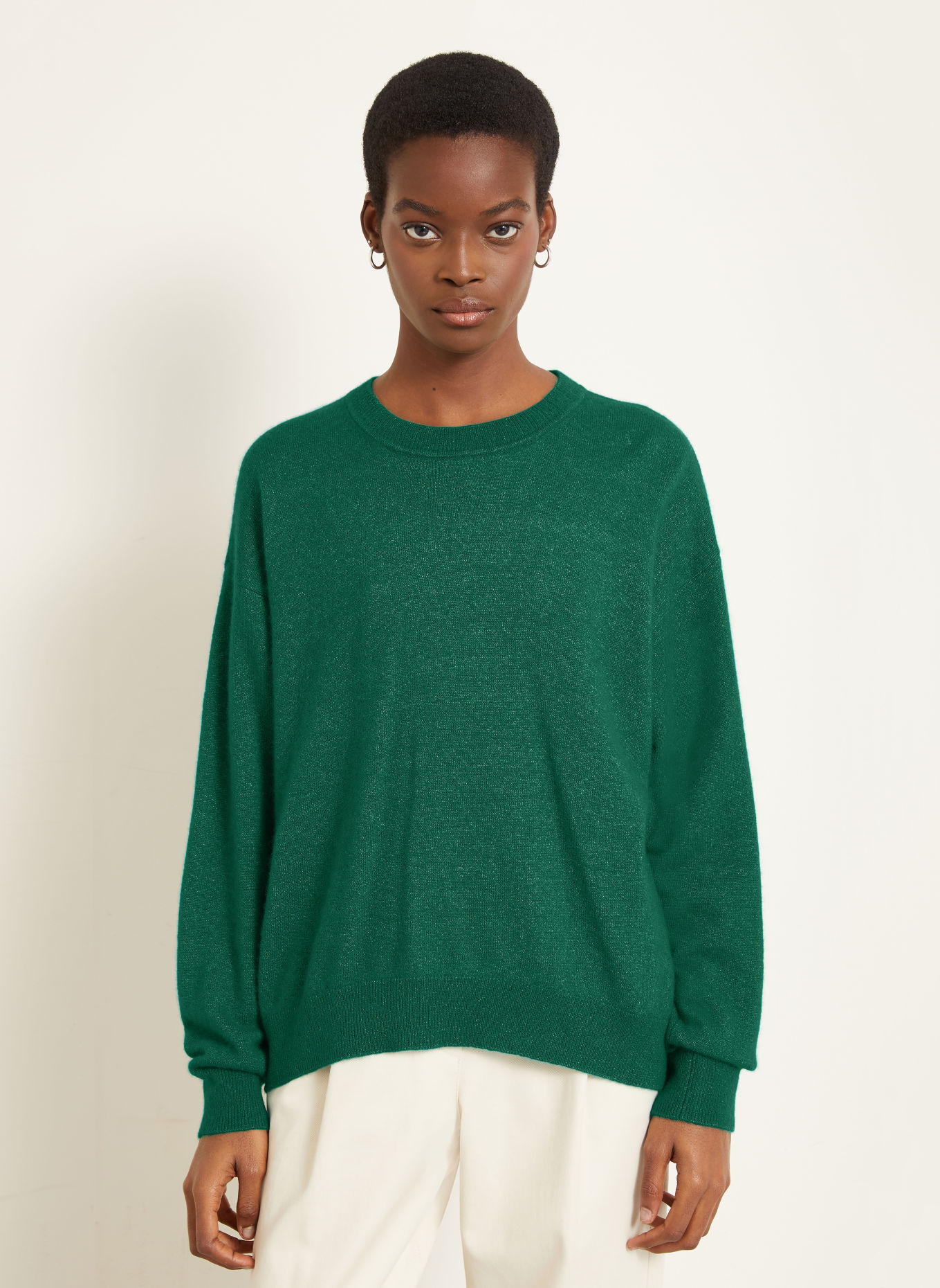 IRIS von ARNIM Pullover KALENA 50 mit Cashmere: GRÜN