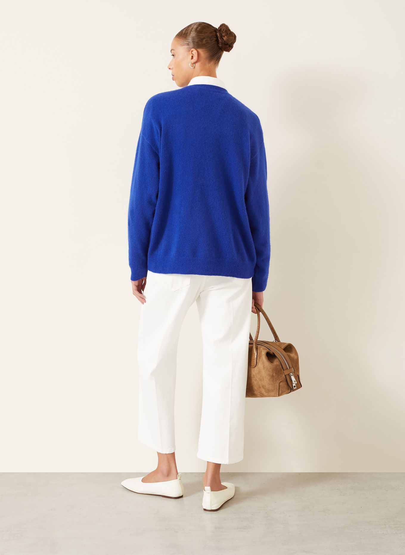 IRIS von ARNIM KALENA 50 Sweater with Cashmere: DARK BLUE