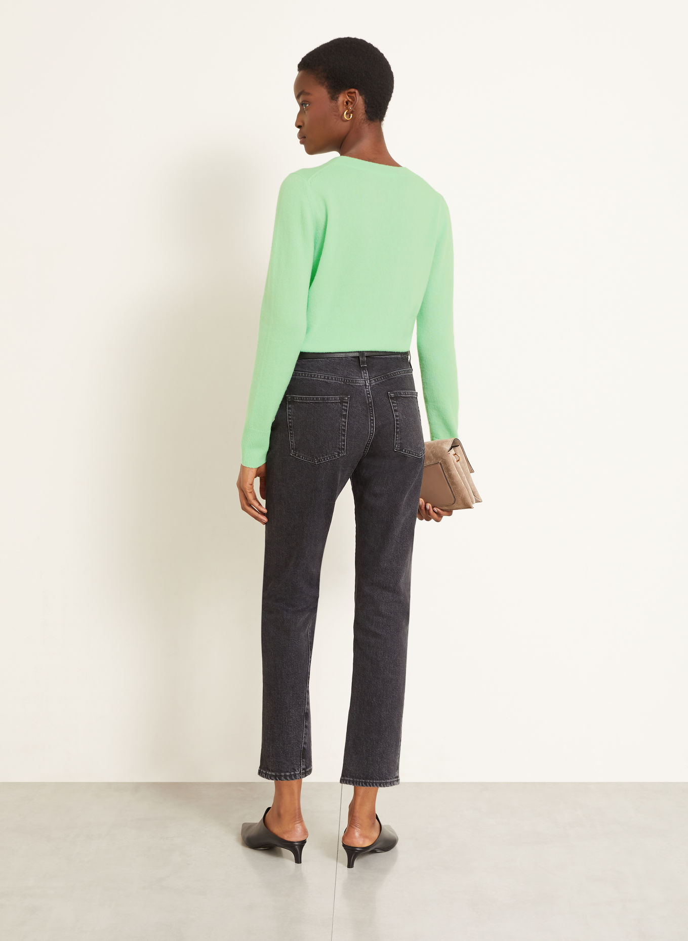IRIS von ARNIM Pull NERIS en cachemire: MENTHE