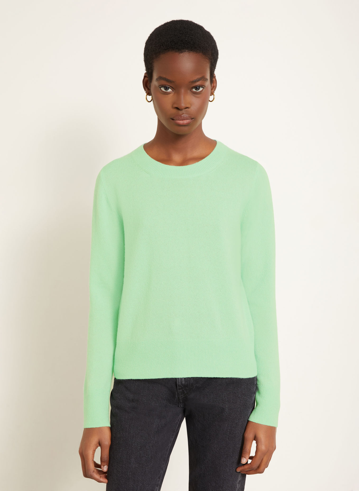 IRIS von ARNIM Pull NERIS en cachemire: MENTHE