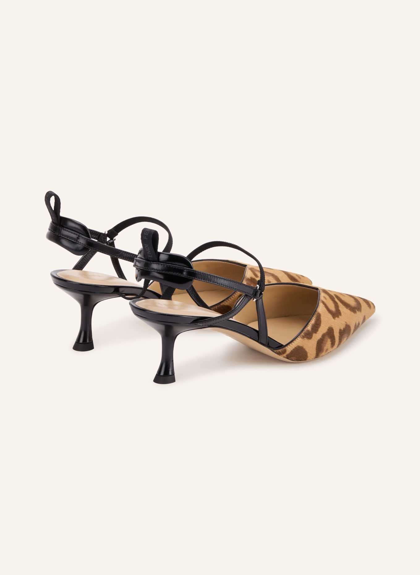 FENDI Slingpumps VERY COLIBRÌ: COGNAC / DUNKELBRAUN / BRAUN