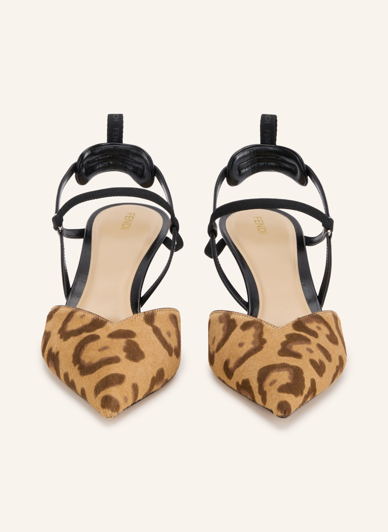 FENDI Slingpumps VERY COLIBRÌ: COGNAC / DUNKELBRAUN / BRAUN