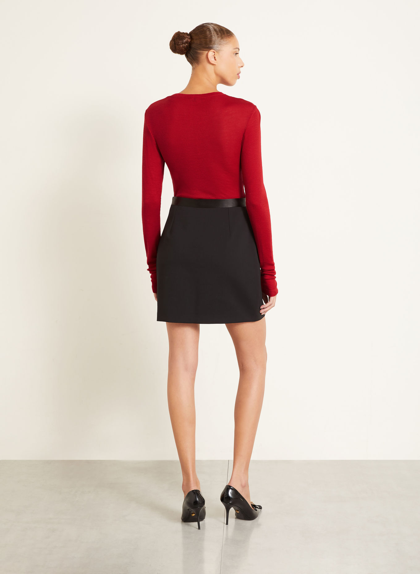 VERSACE Long-sleeve shirt: RED
