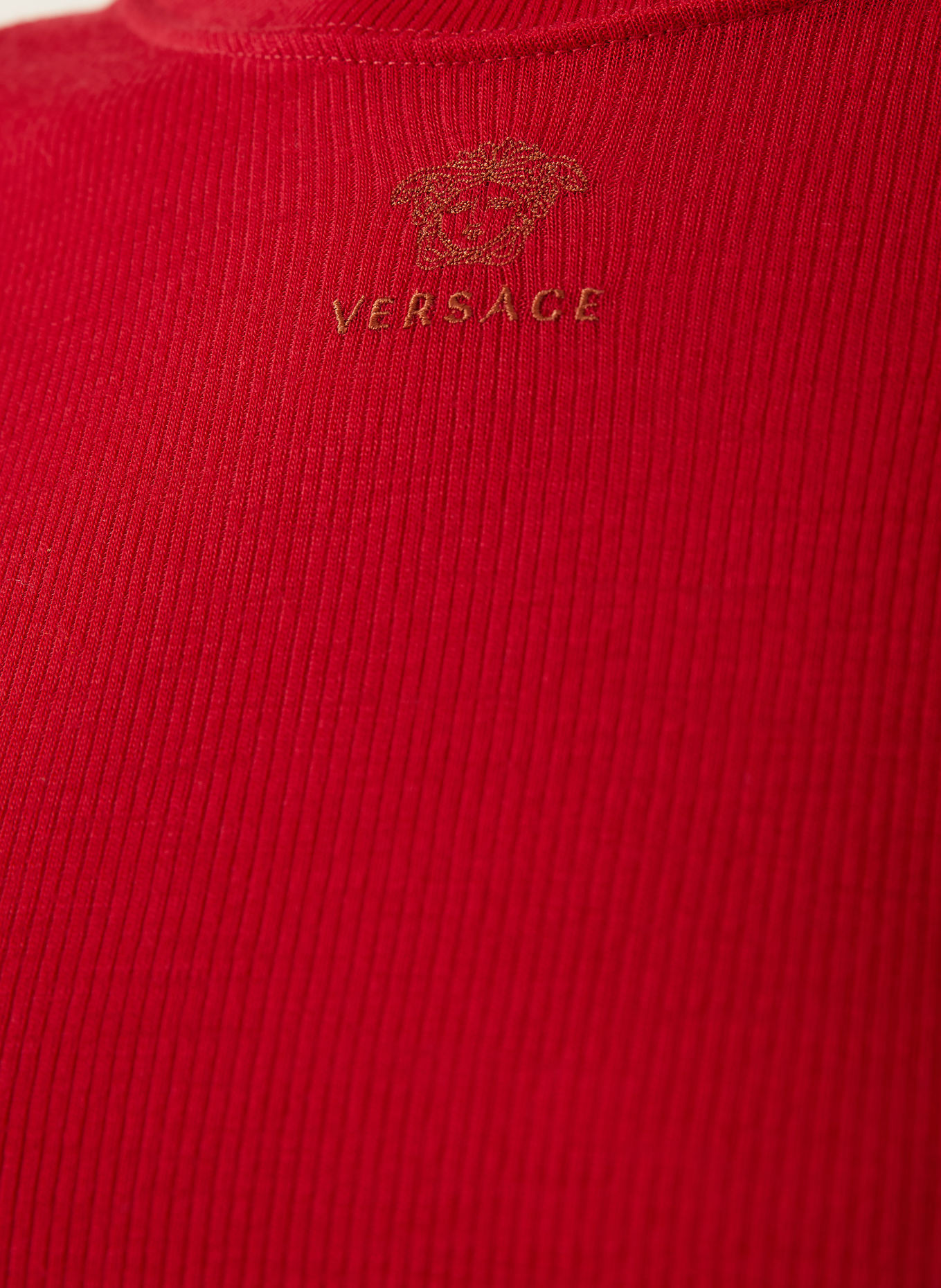 VERSACE Long-sleeve shirt: RED