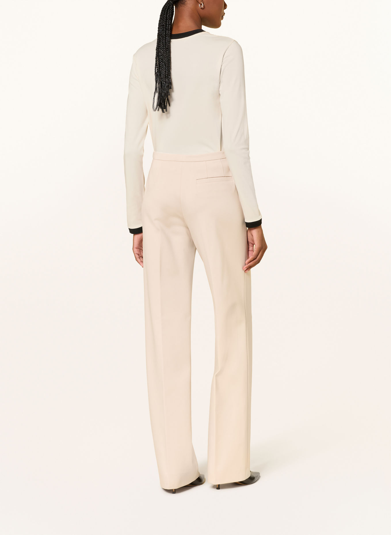 DOROTHEE SCHUMACHER Long-sleeve shirt ALL TIME FAVORITES: BEIGE / BLACK