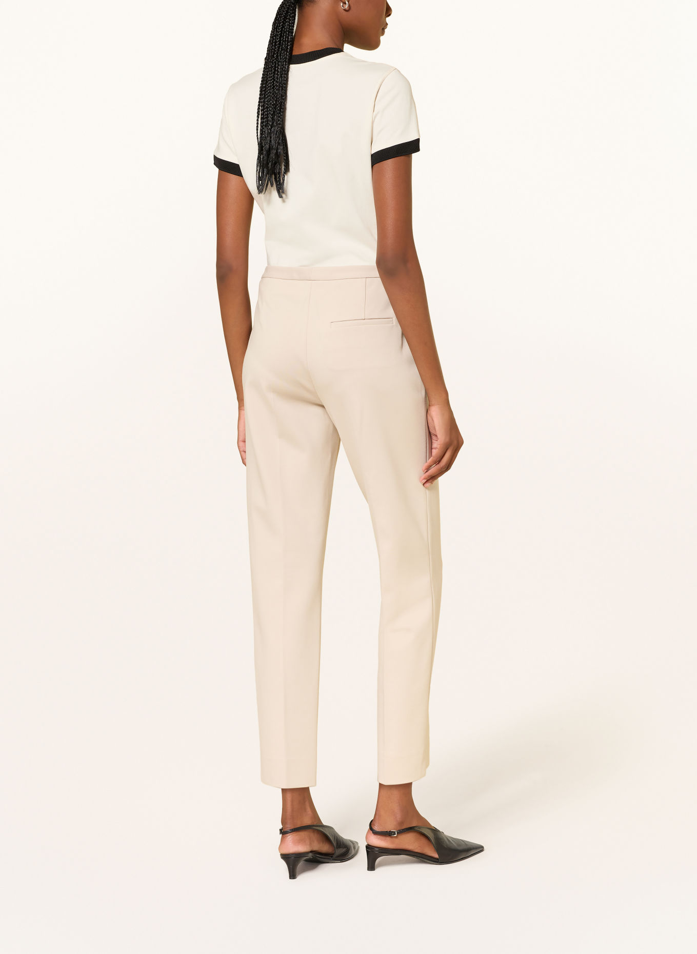 DOROTHEE SCHUMACHER T-Shirt ALL TIME FAVORITES: ECRU / SCHWARZ