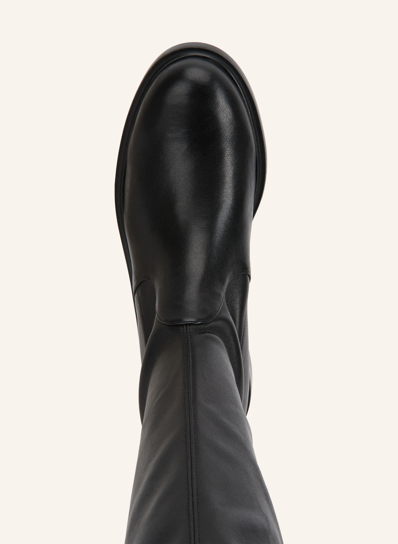 STUART WEITZMAN Kozačky nad kolena GISELELAND: ČERNÁ