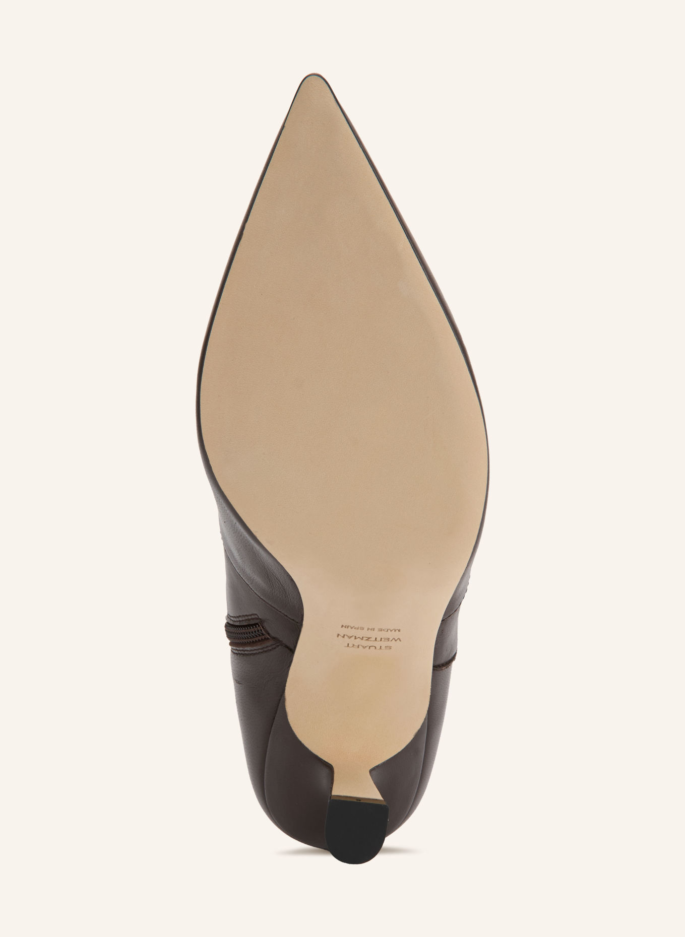 STUART WEITZMAN Bottes SUPER SCULPT: MARRON FONCÉ