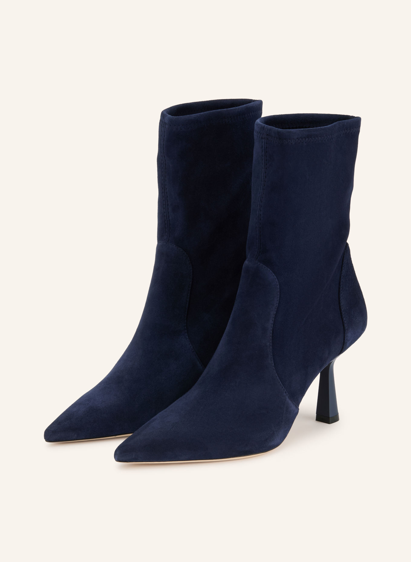 STUART WEITZMAN Kotníkové boty STUART SUPERSCULPT 75: TMAVĚ MODRÁ