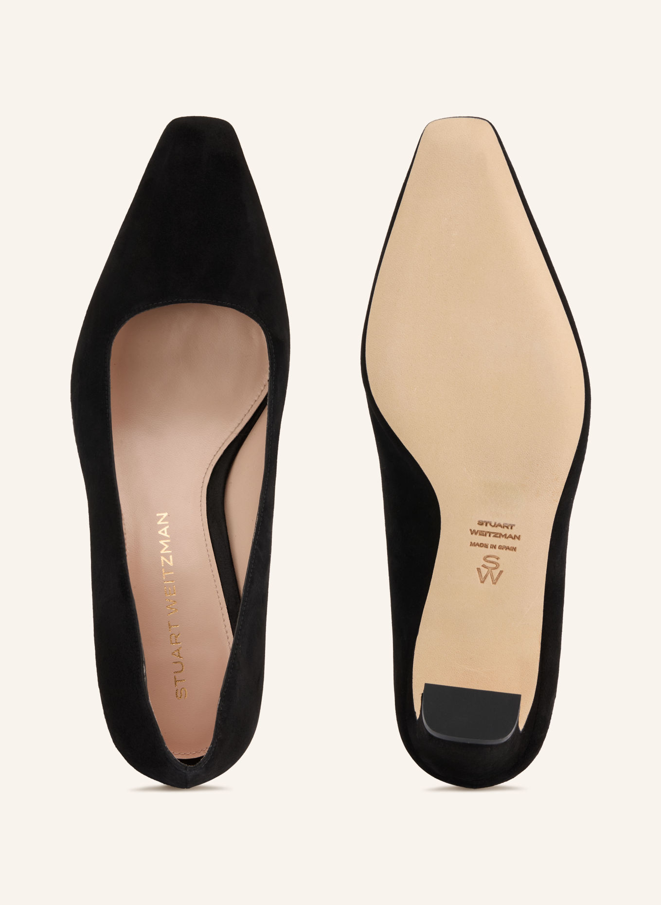 STUART WEITZMAN Lodičky STASSIPUMP50: ČERNÁ
