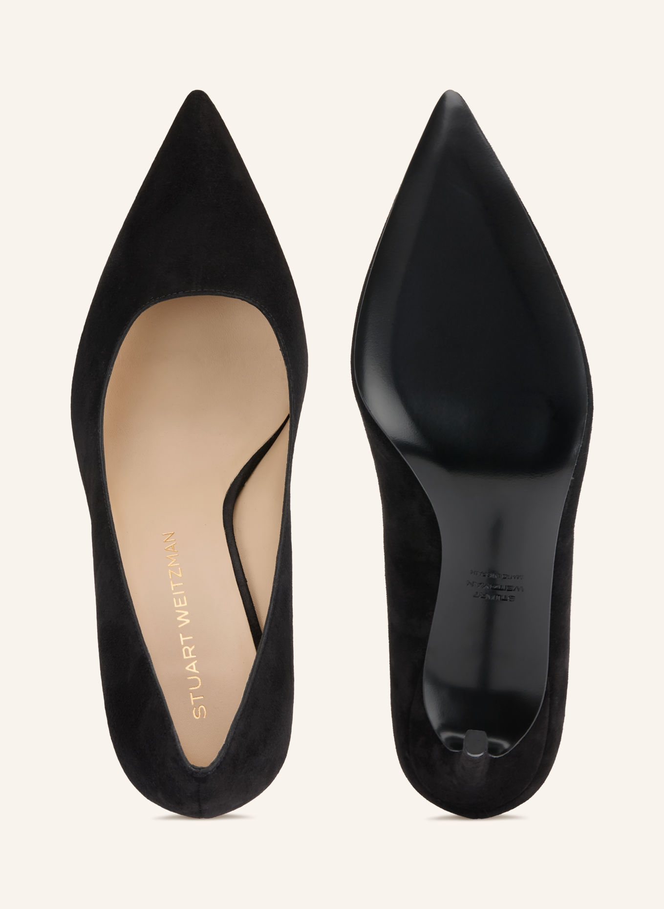STUART WEITZMAN Lodičky STUART POWER 85: ČERNÁ