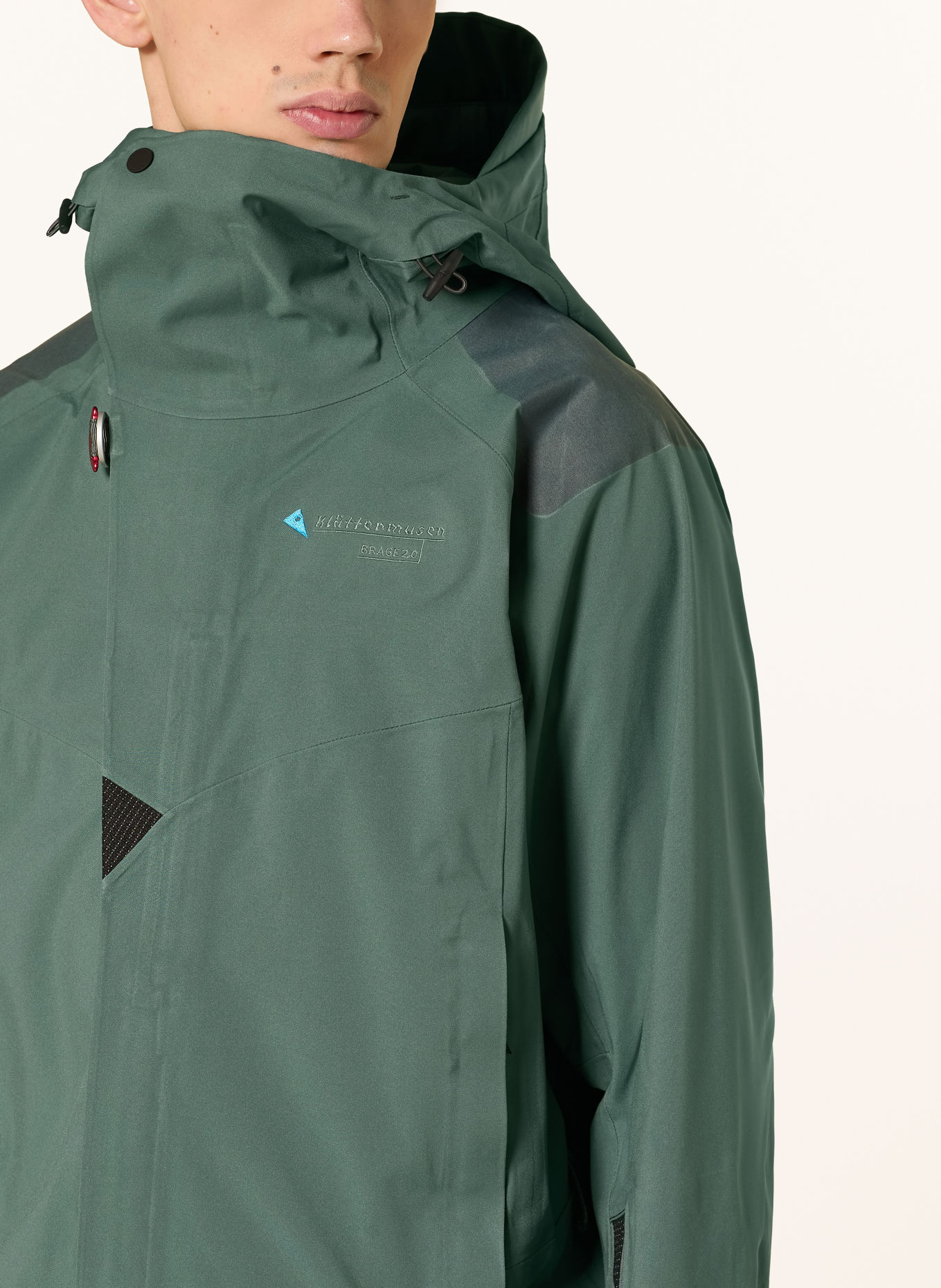 Klättermusen BRAGE 2.0 Hardshell jacket: TEAL