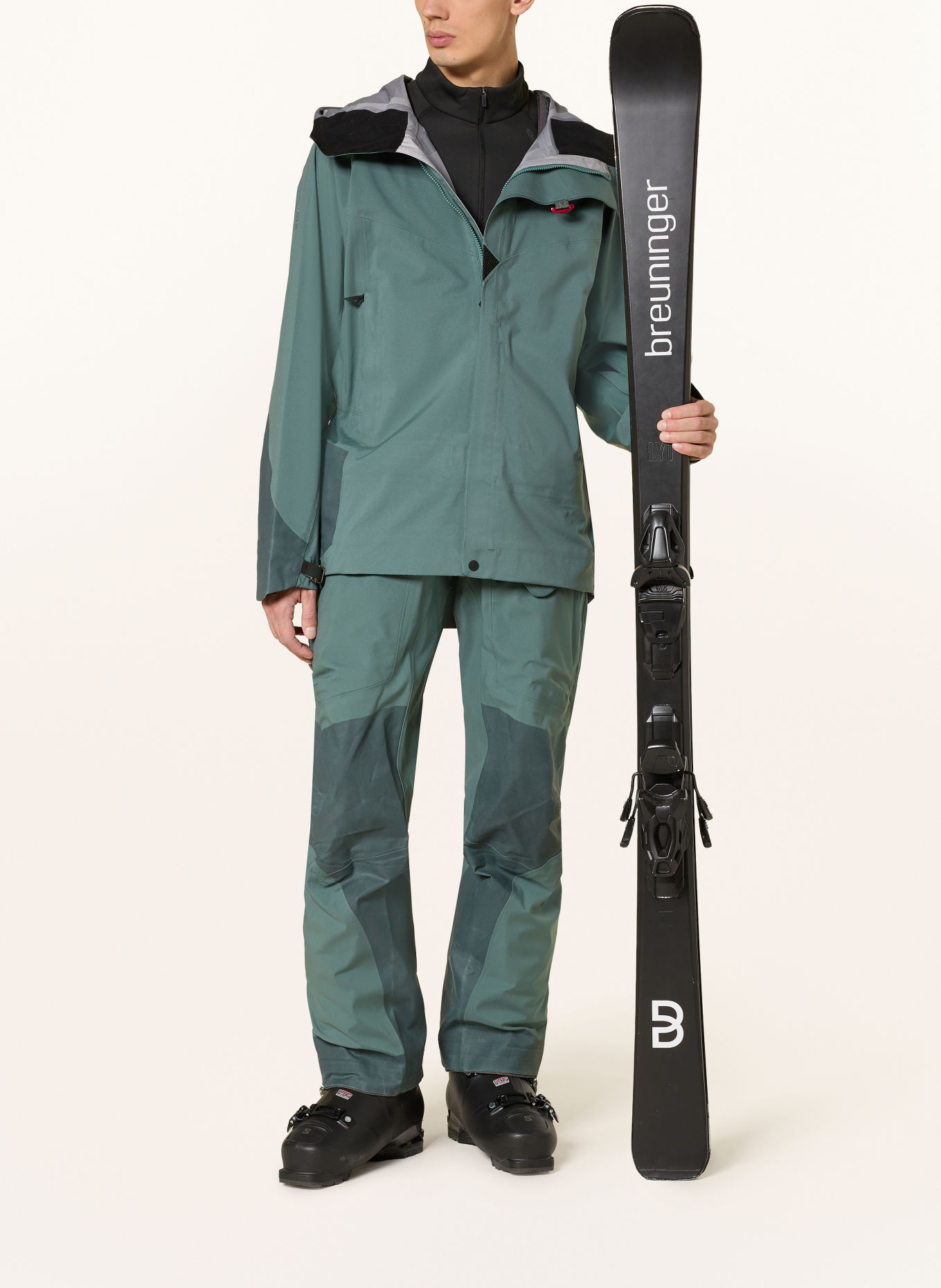 Klättermusen BRAGE 2.0 Hardshell ski pants: TEAL
