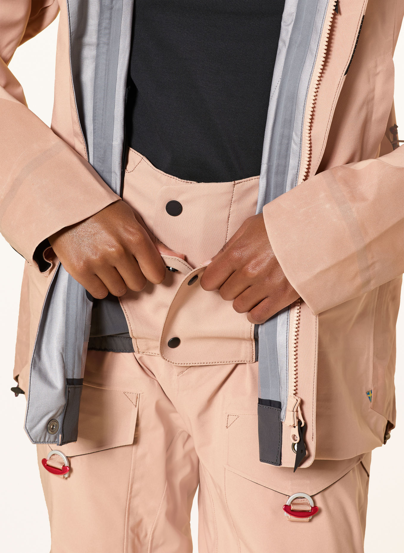 Klättermusen Hardshell-Skijacke BRAGE 2.0: ROSÉ