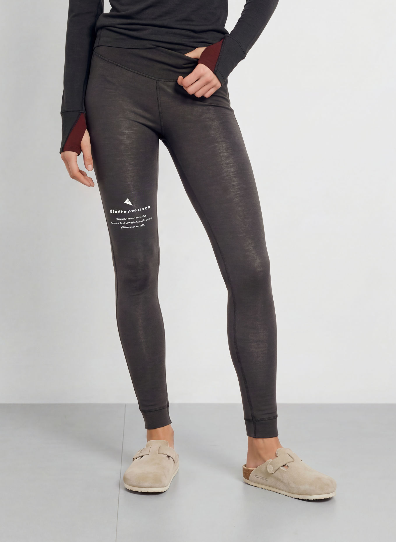 Klättermusen FAFNE Functional underwear pants: DARK GRAY