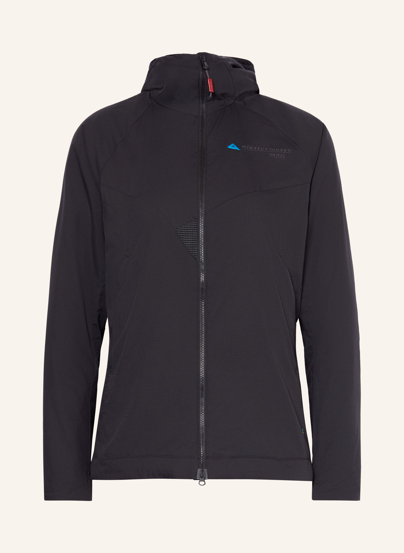 Klättermusen Veste technique DRIFA HOOD: NOIR