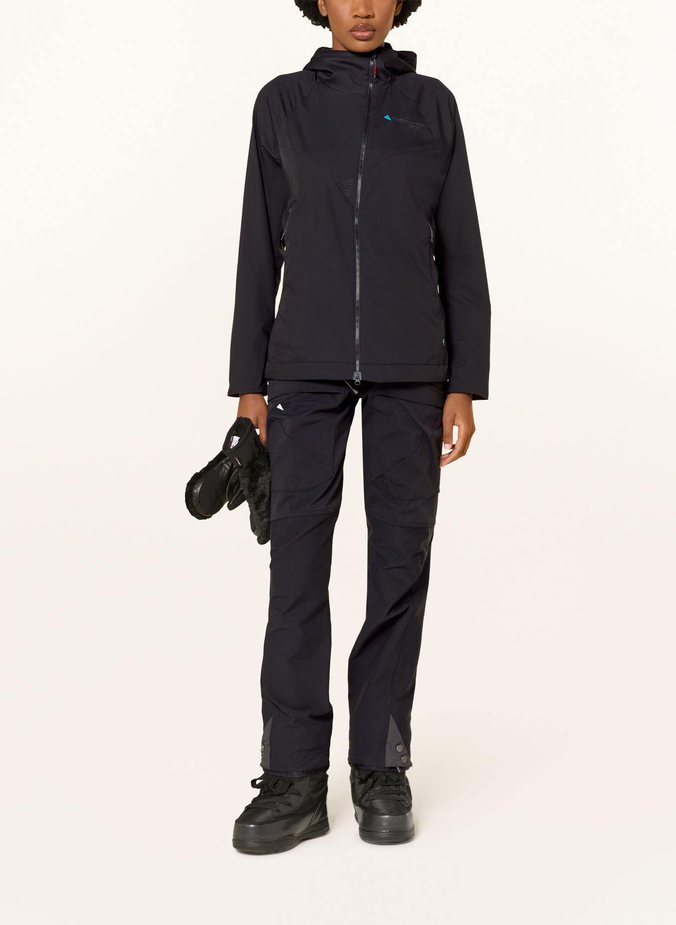 Klättermusen Veste technique DRIFA HOOD: NOIR