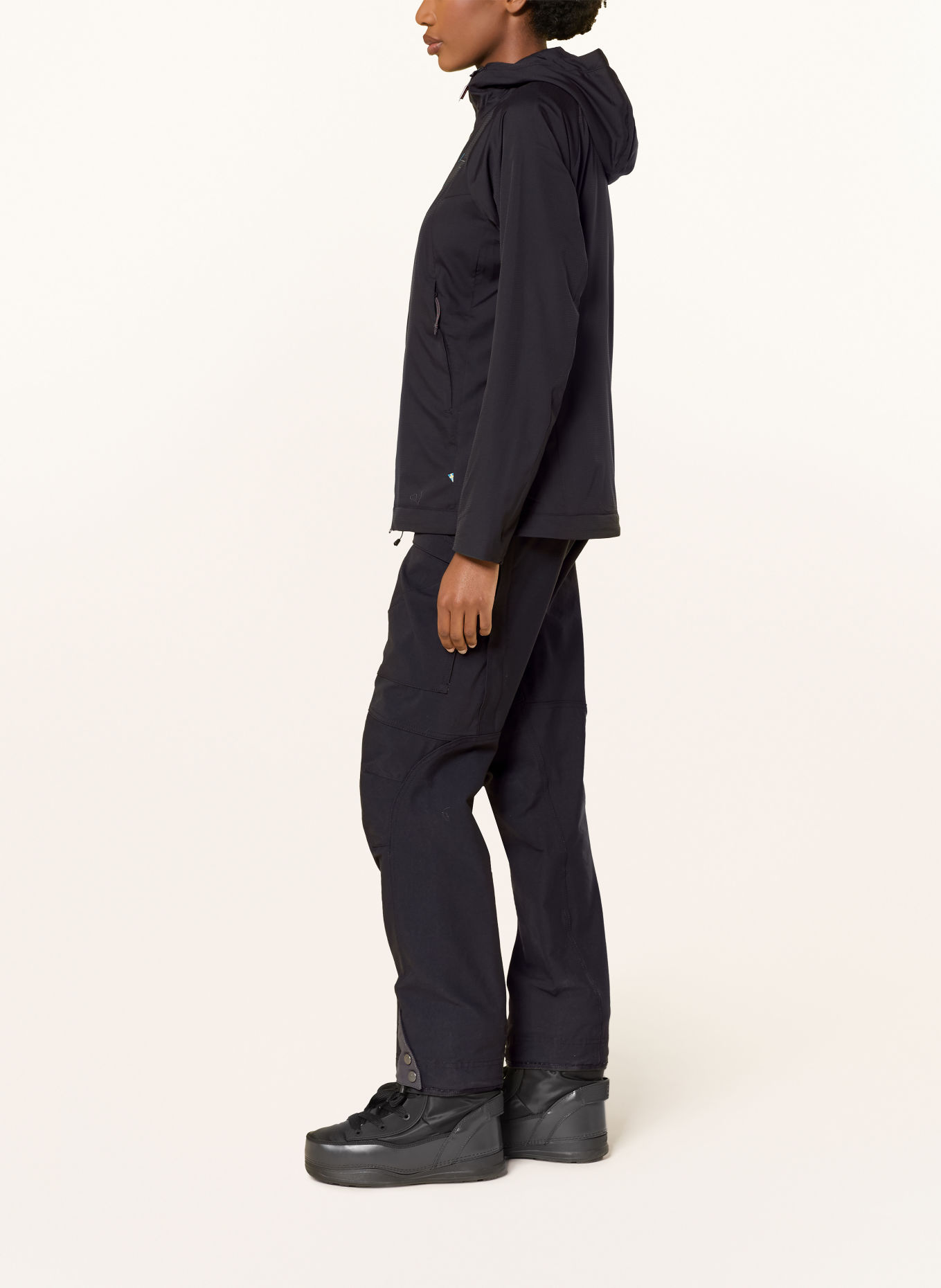 Klättermusen Veste technique DRIFA HOOD: NOIR
