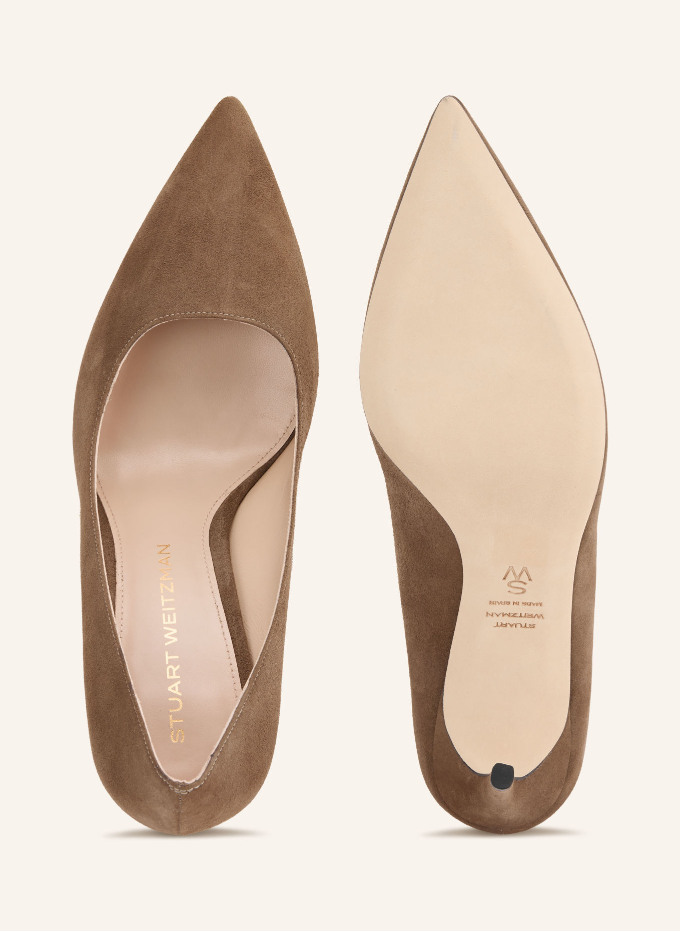 STUART WEITZMAN Lodičky STUART POWER 85: BÉŽOVÁ