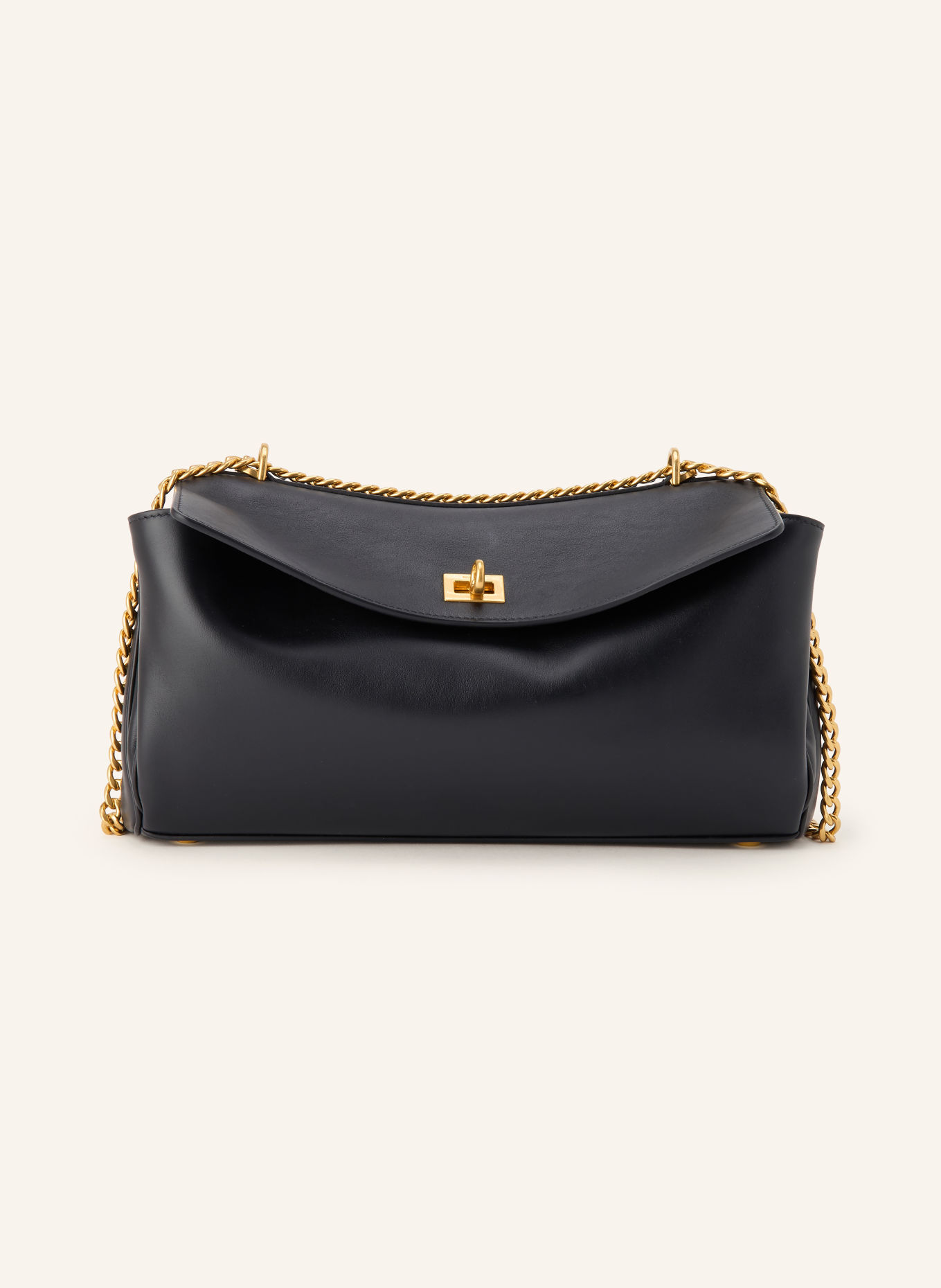 BALENCIAGA RODEO Shoulder Bag: BLACK / GOLD
