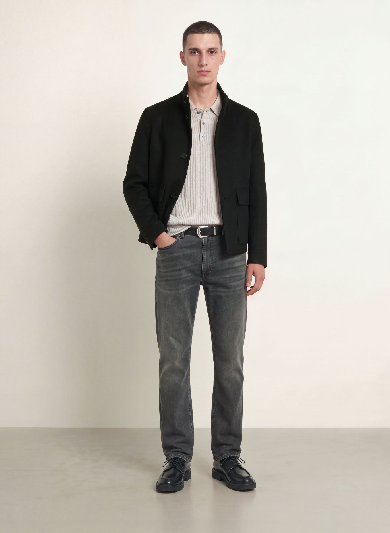 PAUL Blugi PAUL cu croială conică: 4748 Black Denim