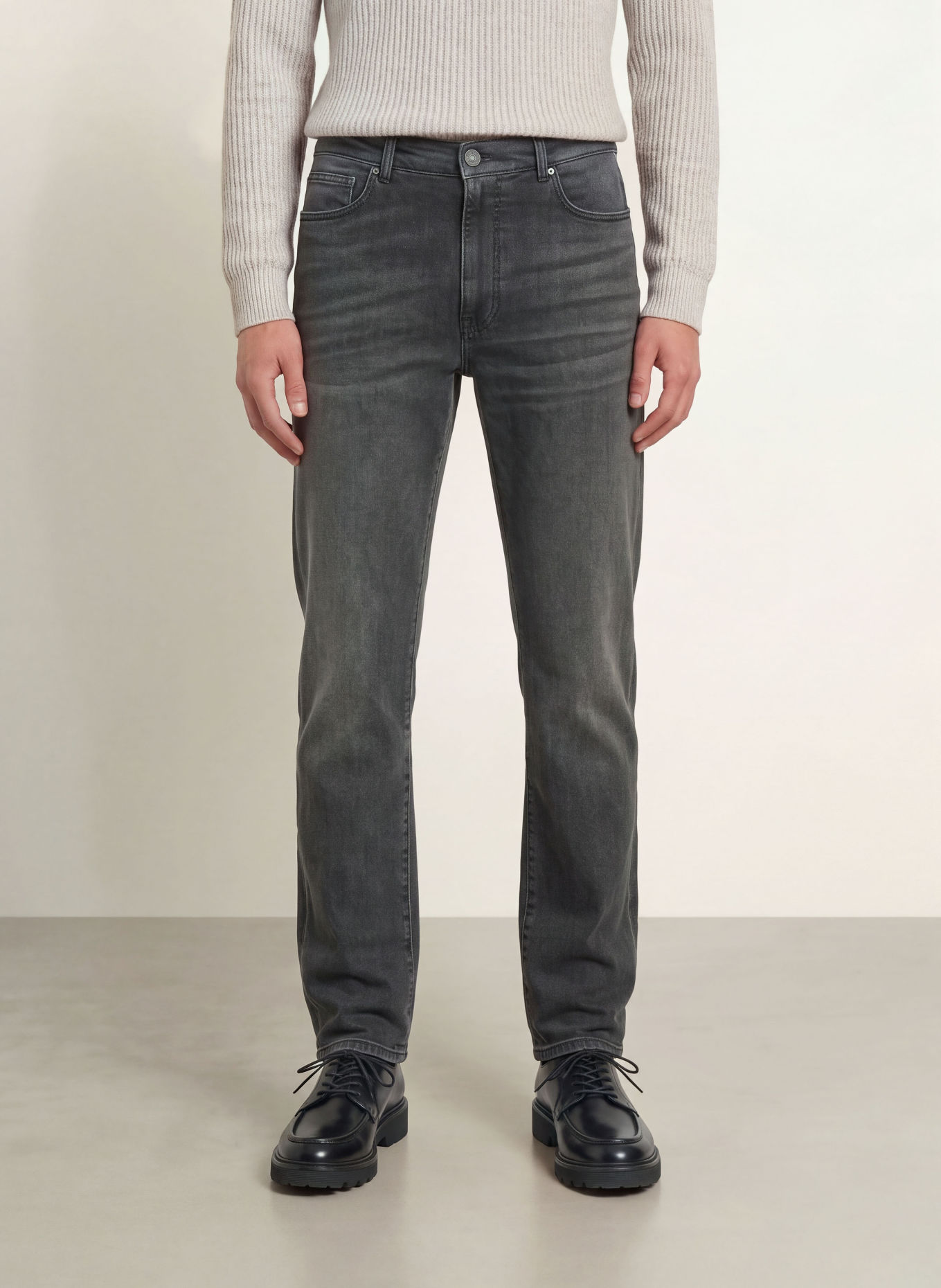 PAUL Blugi PAUL cu croială conică: 4748 Black Denim