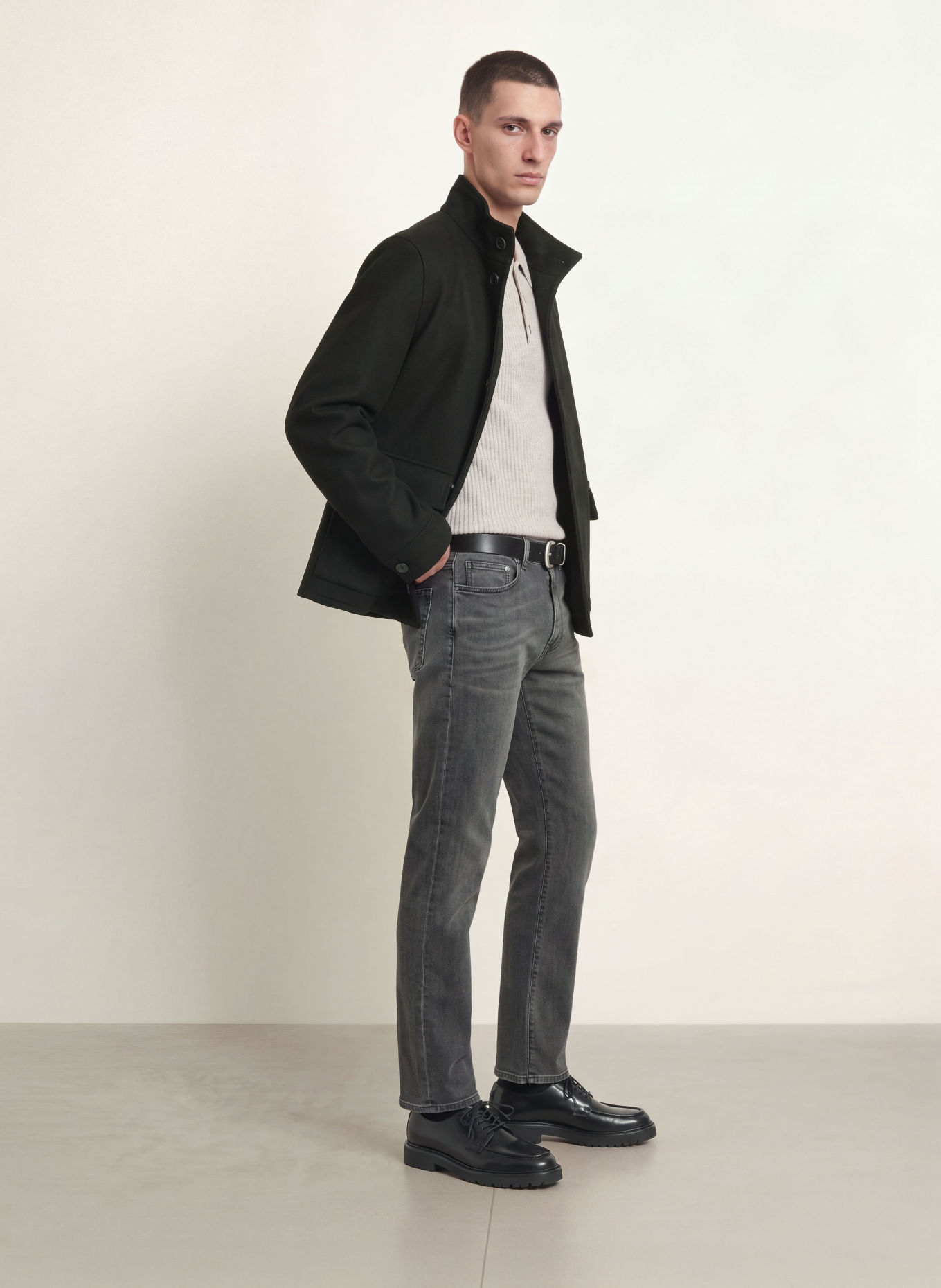 PAUL Blugi PAUL cu croială conică: 4748 Black Denim