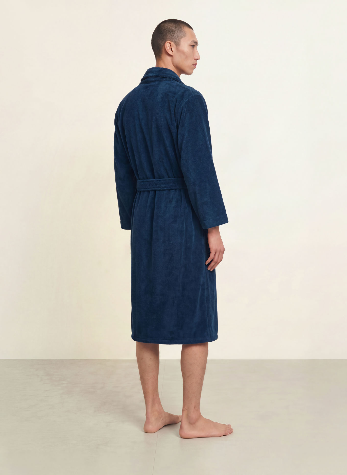 en VOGUE Peignoir unisexe PRIMO: BLEU FONCÉ