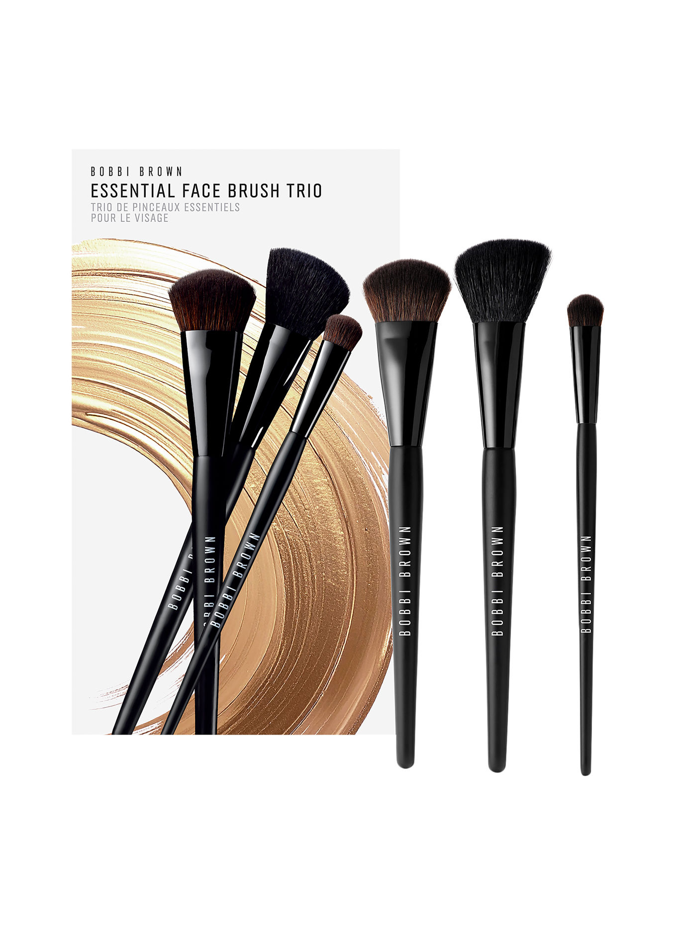 BOBBI BROWN ESSENTIAL FACE BRUSH TRIO