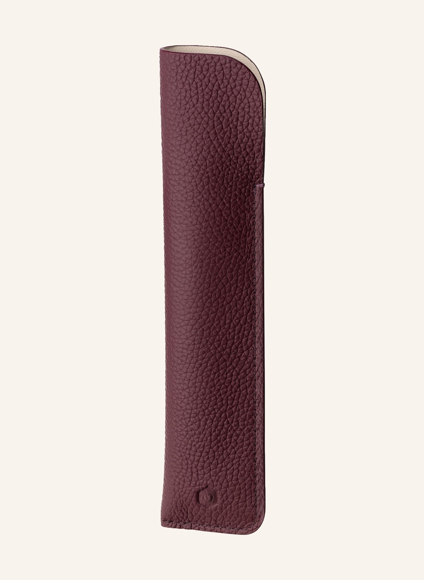 CARAN d'ACHE TOILE DE JOUY Set: LÉMAN™ Fountain pen and Leather Case: DARK RED / SILVER