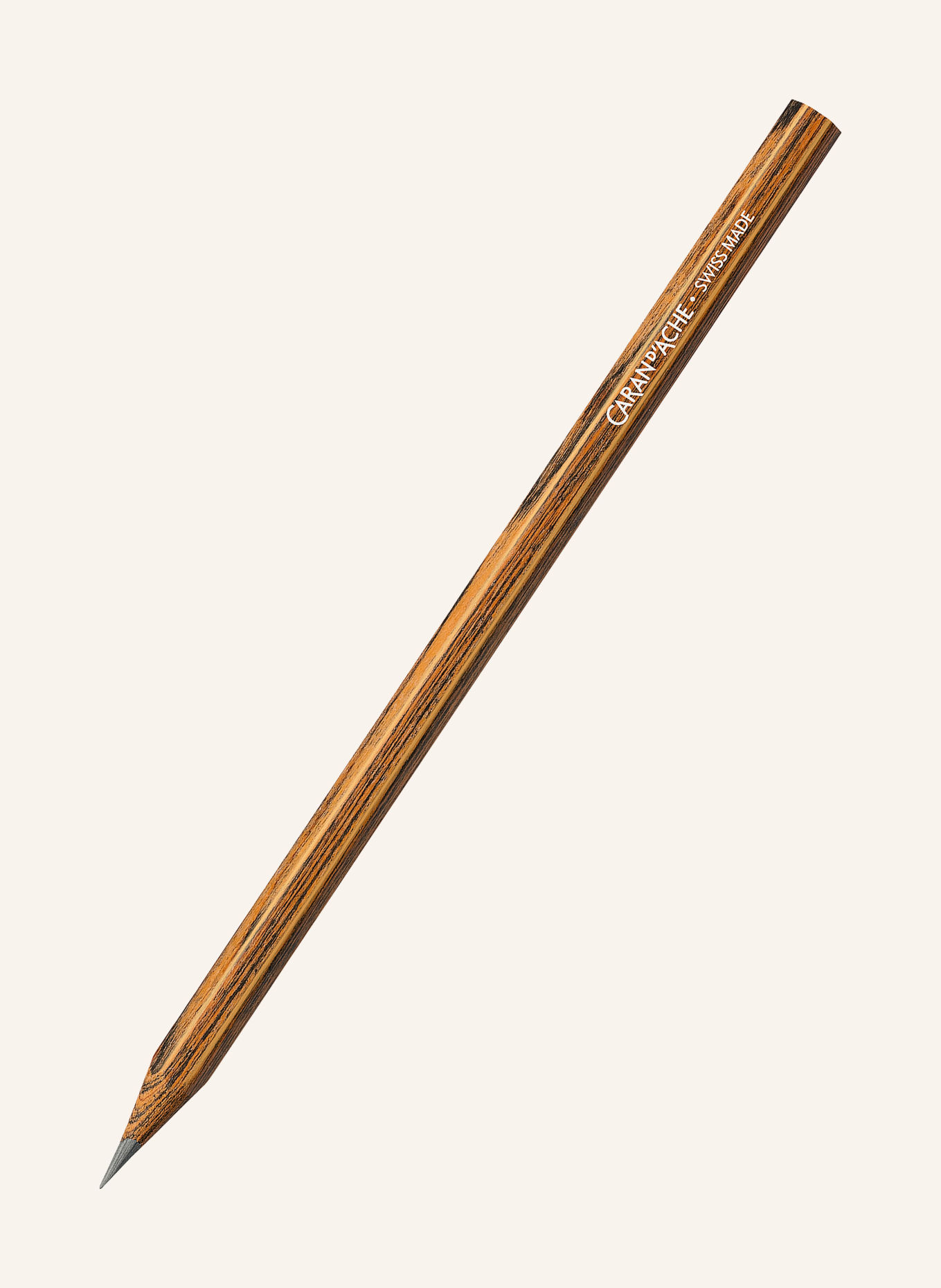 CARAN d'ACHE Set of 3 LA MAISON TOILE DE JOUY Pencils: WHITE / BROWN / DARK BLUE
