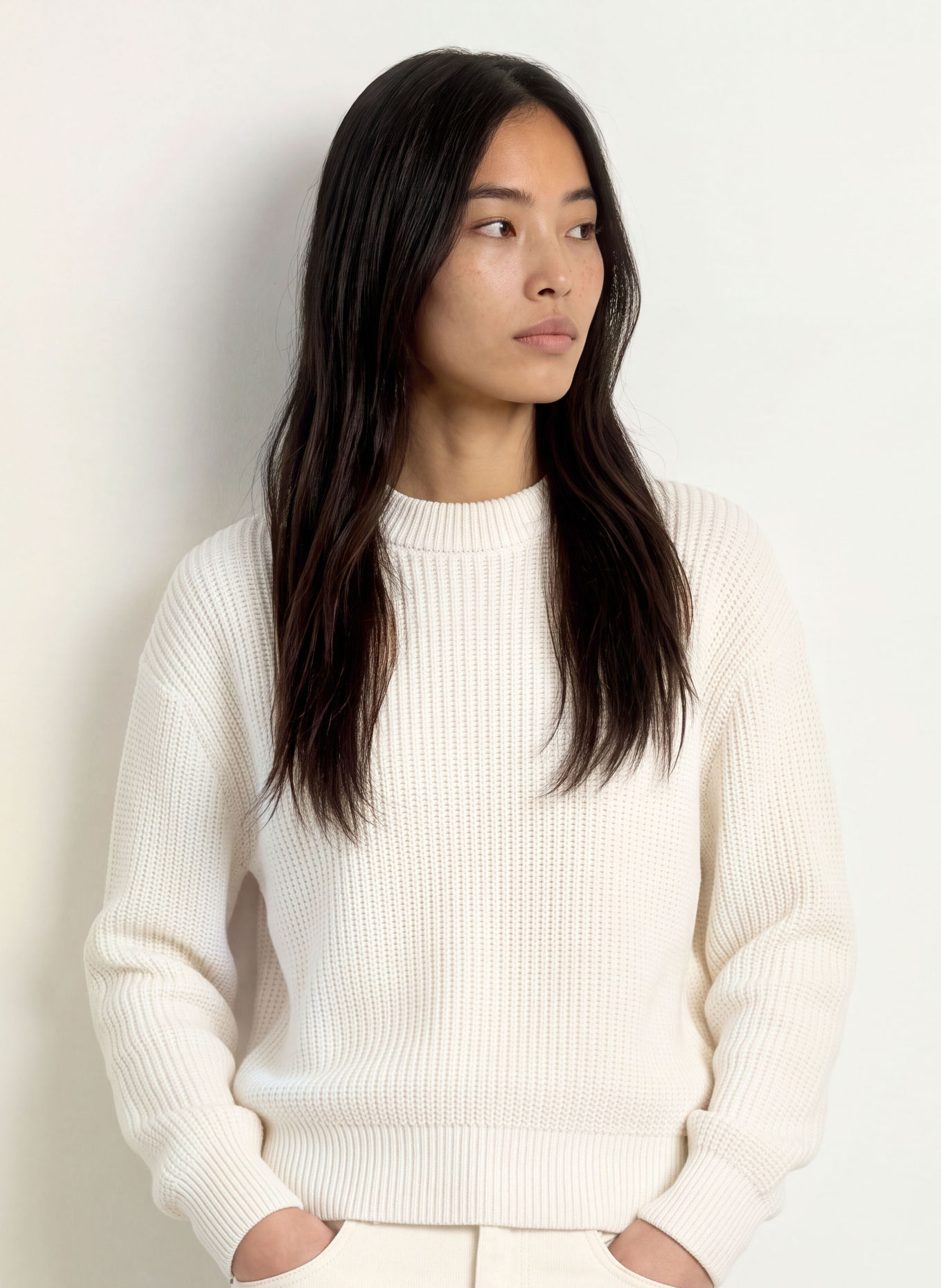minimum MIKALA Sweater: CREAM