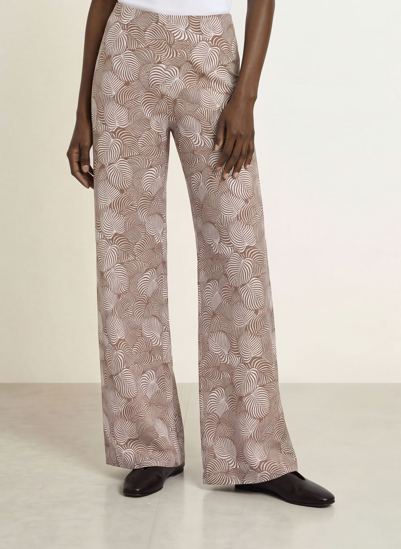 SEDUCTIVE Marlene-broek: BRUIN / WIT