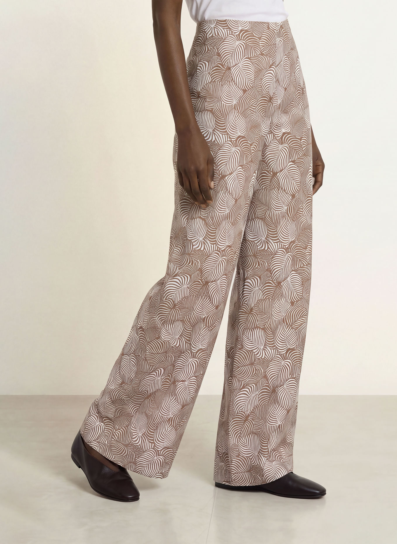 SEDUCTIVE Marlene-broek: BRUIN / WIT