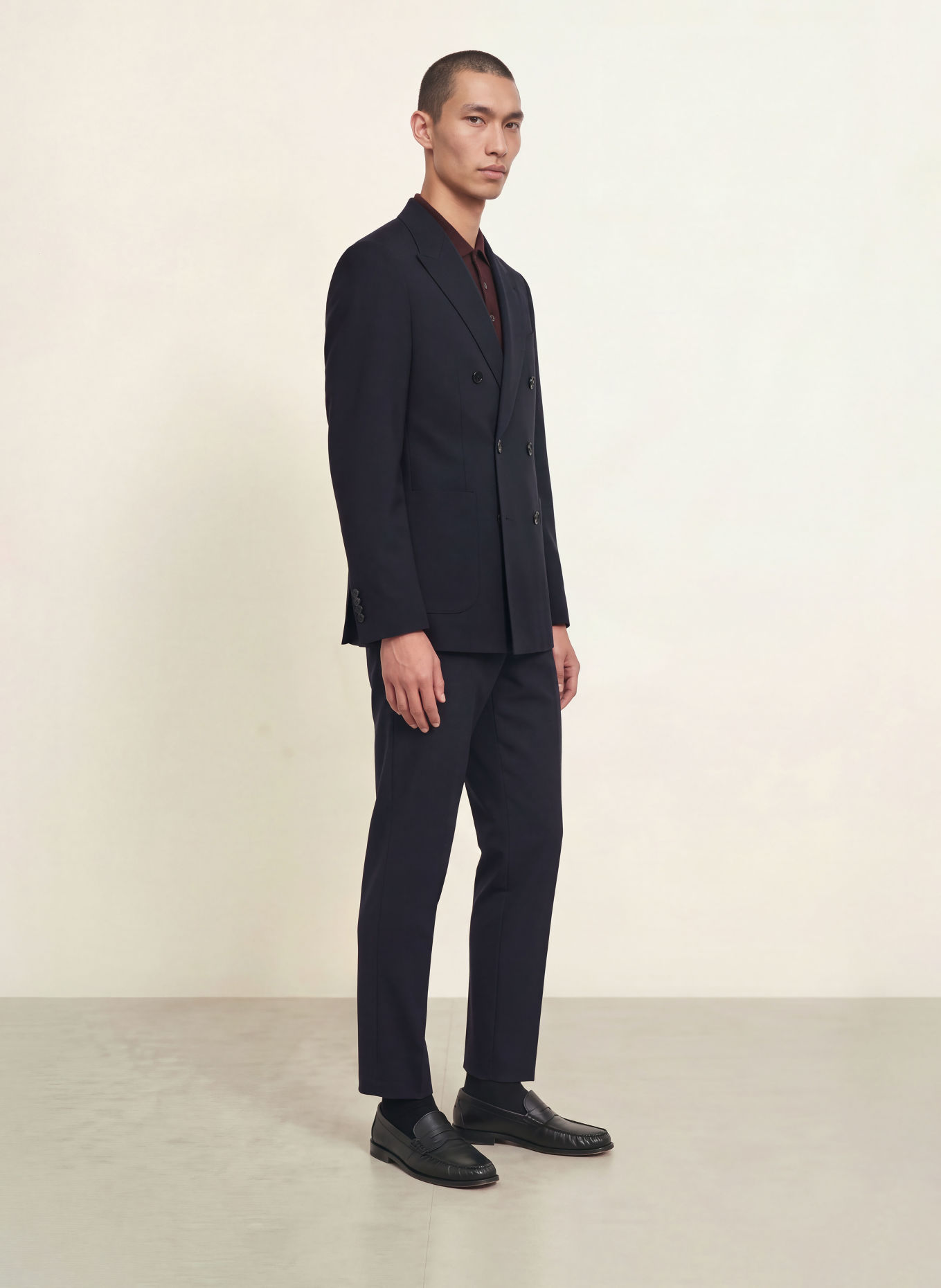 PAUL Veston de costume coupe slim: 680 NAVY